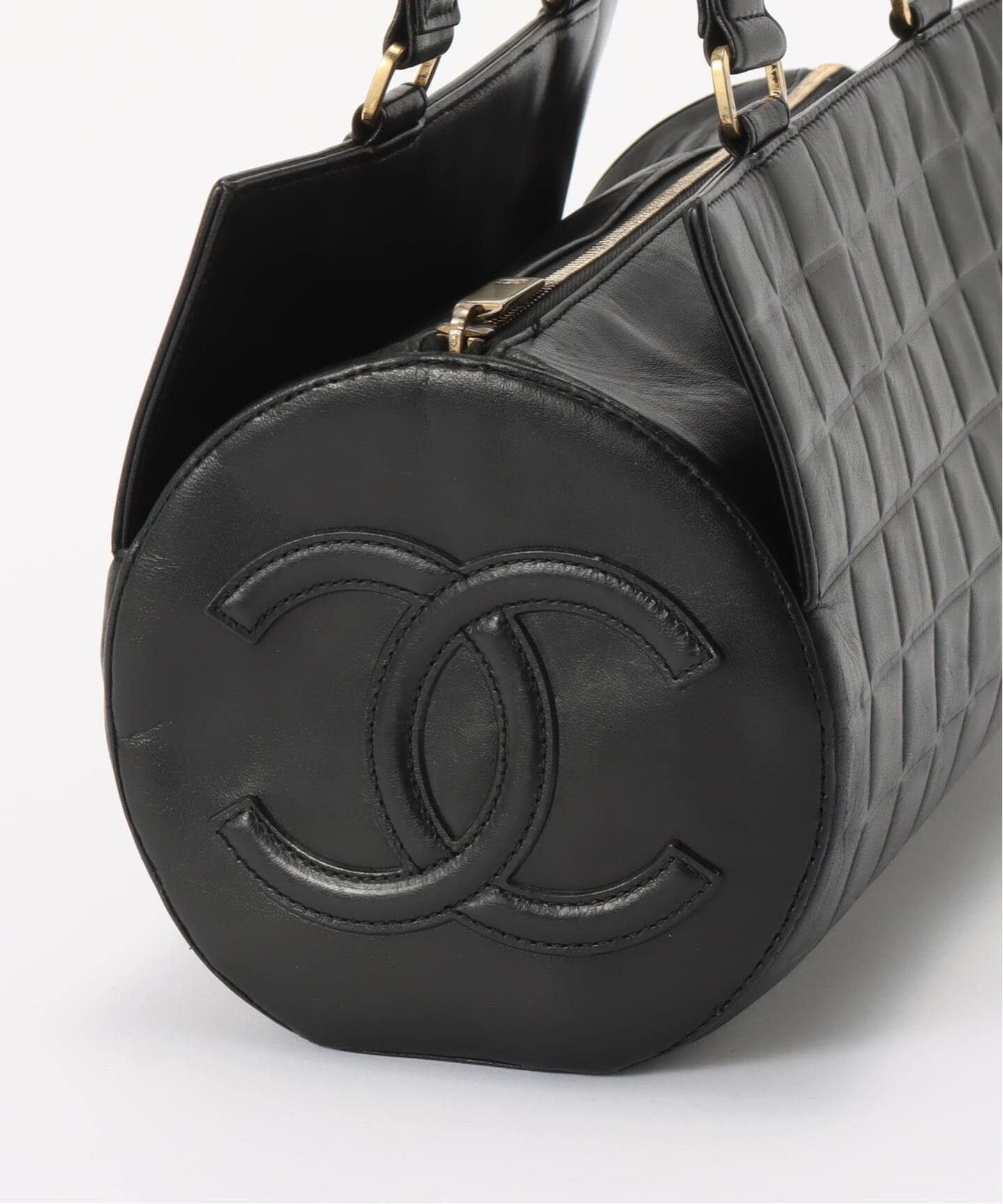 VINTAGE CHANEL/シャネル】Choco bar ハンドバッグ 27（ボストンバッグ