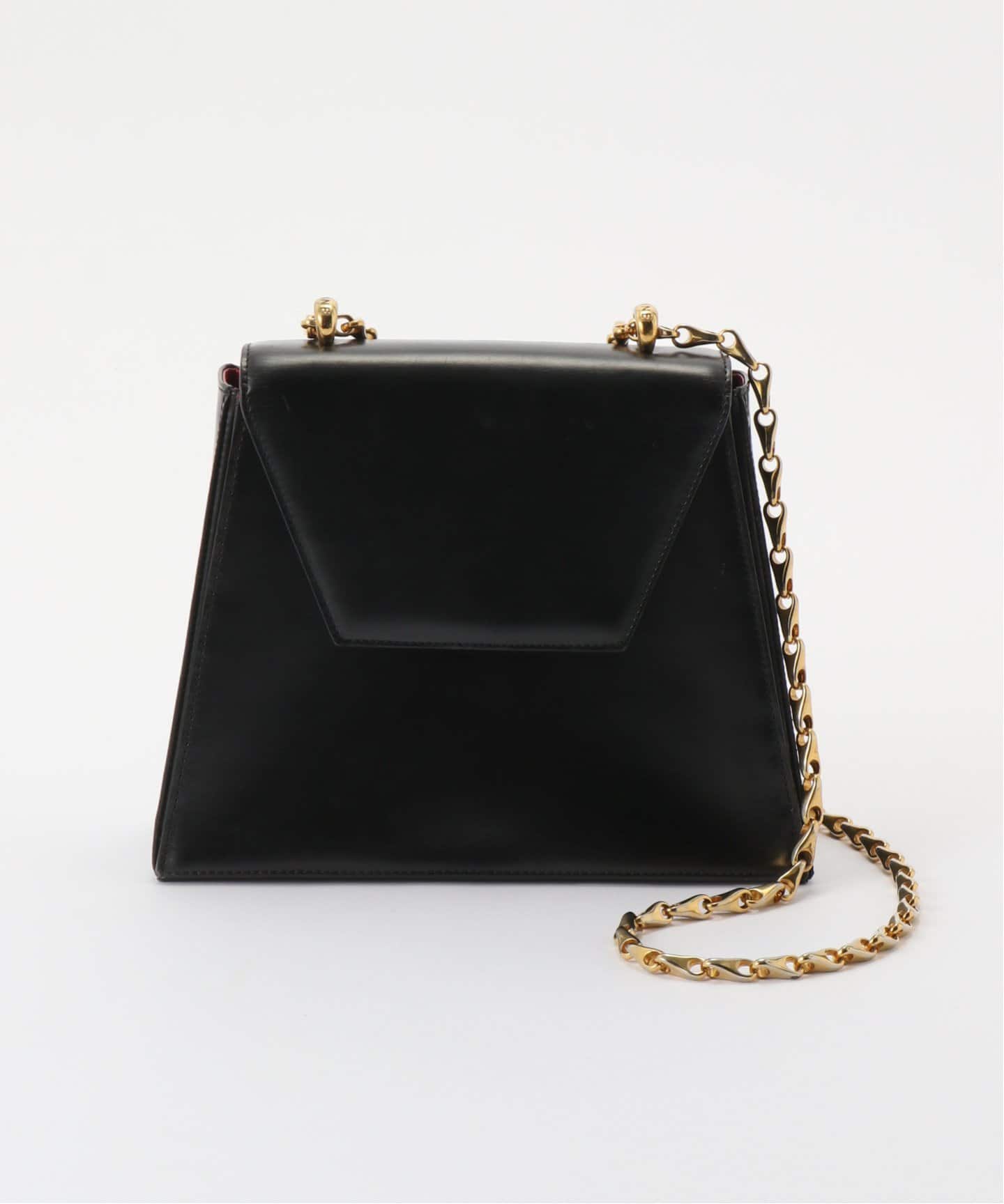 【送料無料/新品】 VINTAGE CELINE/セリーヌ】チェーンセミショルダーバッグ バッグ