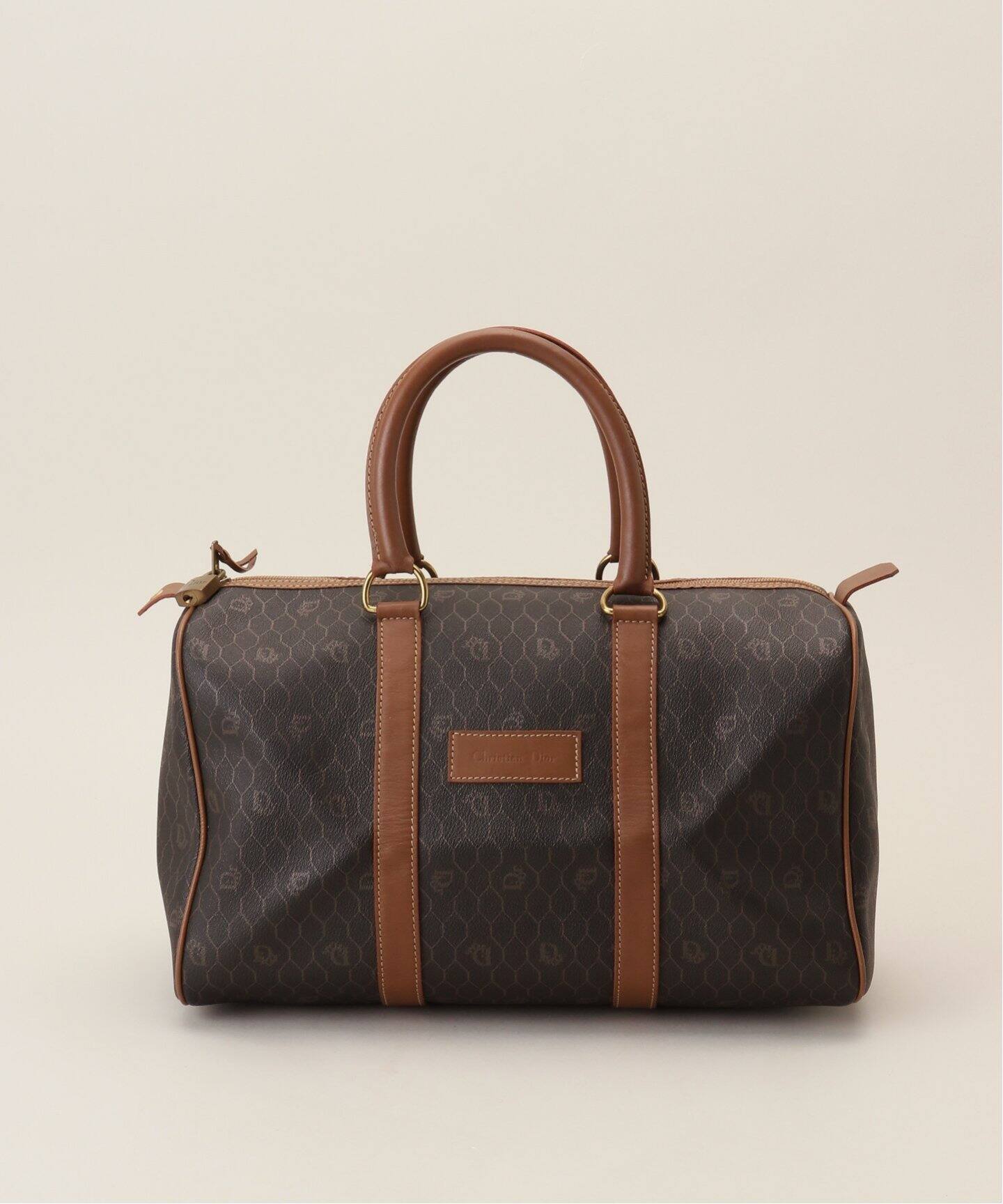 VINTAGE DIOR/ディオール 】boston 37 honeycomb（ボストンバッグ  