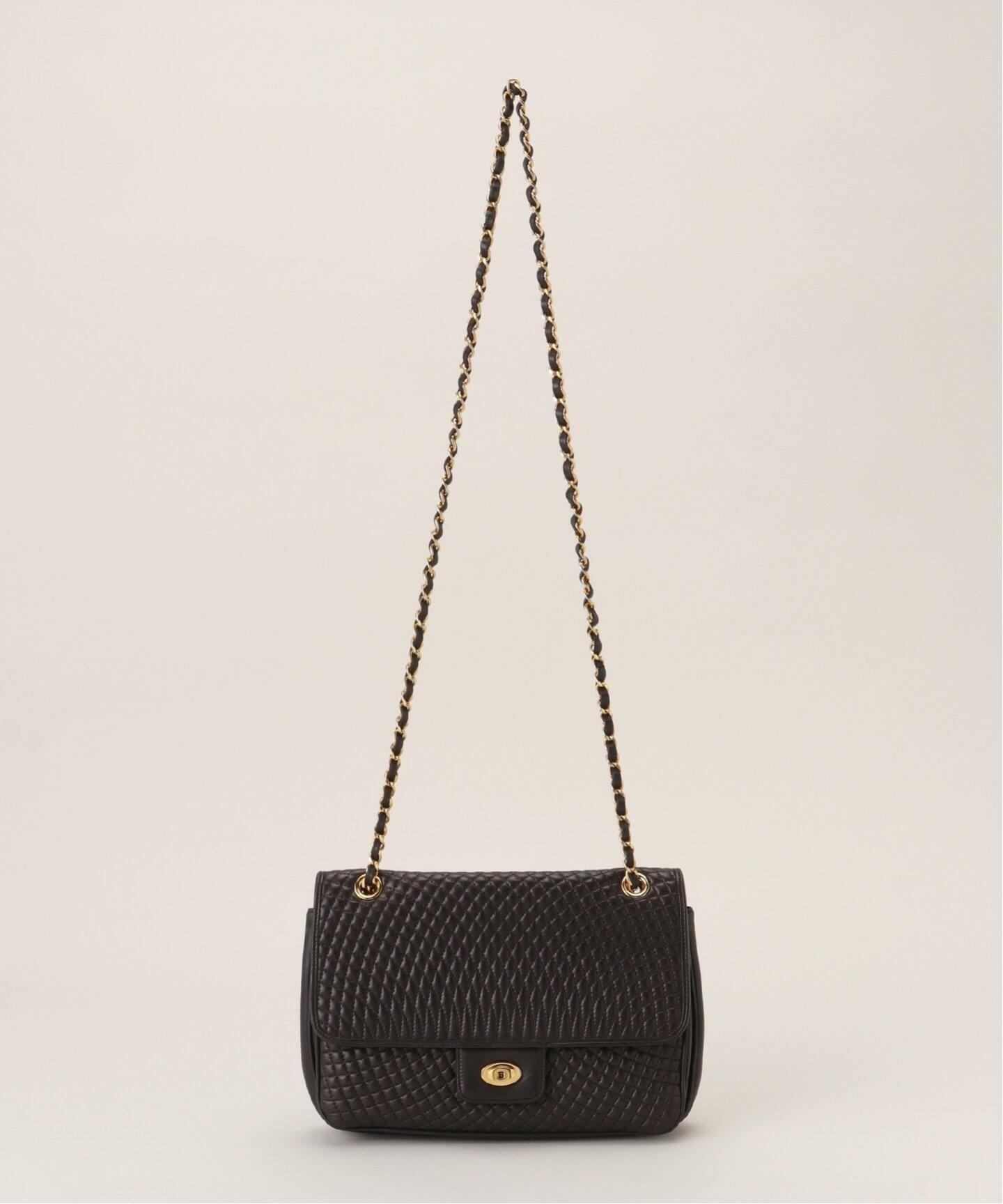 VINTAGE BALLY/バリー】チェーンショルダーバッグ（ショルダーバッグ 