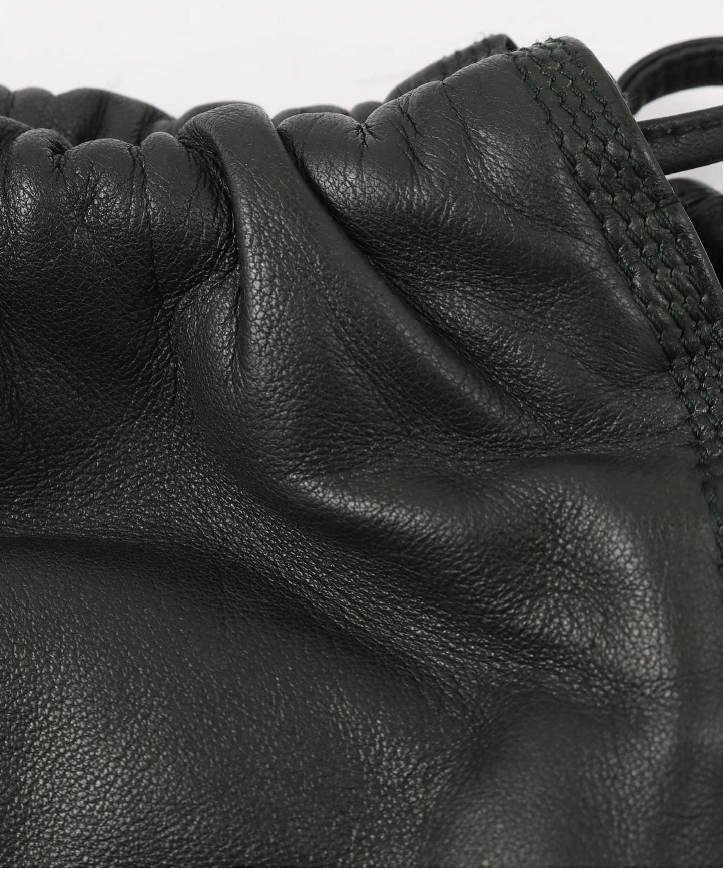 LOEWE 黒 ナッパ レザー ショルダーバッグ VINTAGE LOEWE/ロエベ】ナッパ ショルダーバッグ（ショルダー