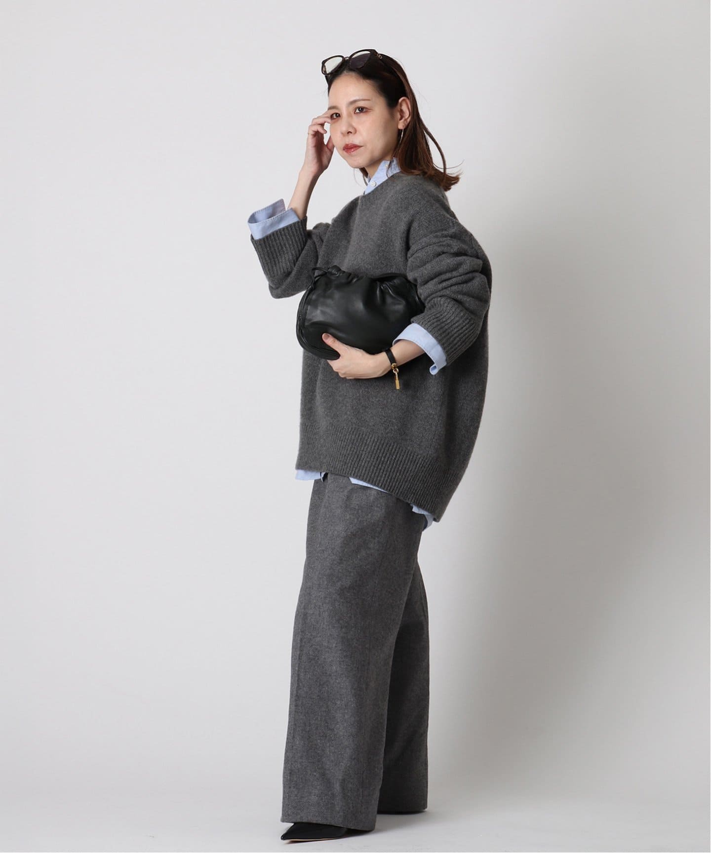 ワンピなど最旬ア！ VINTAGE LOEWE/ロエベ】ナッパ ショルダーバッグ（ショルダー 弁当箱・水筒