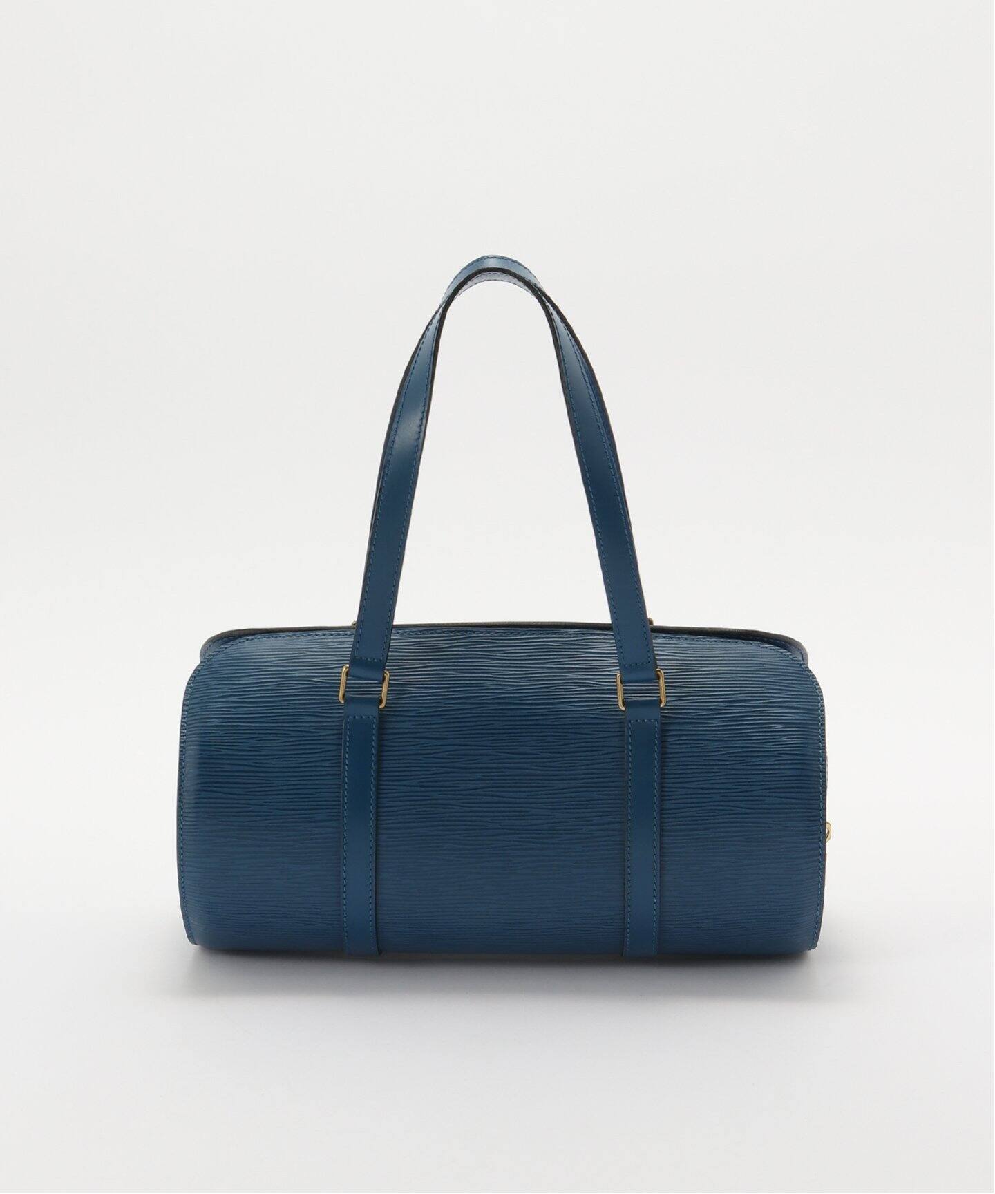 Louis Vuitton Epi Blue Boston Bag 難あり VINTAGE LOUIS VUITTON/ルイ ヴィトン】Soufflot epi（ボストンバッグ