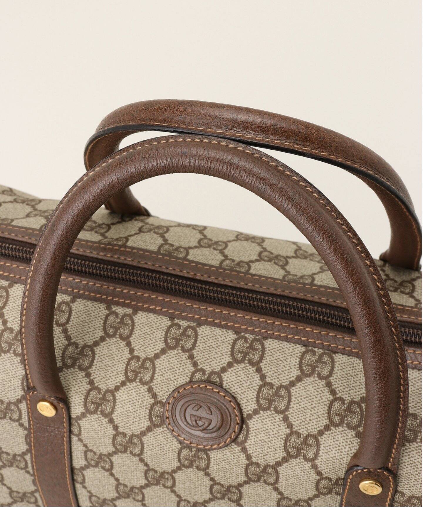 VINTAGE GUCCI/グッチ】GG ボストンバッグ 32（ボストンバッグ