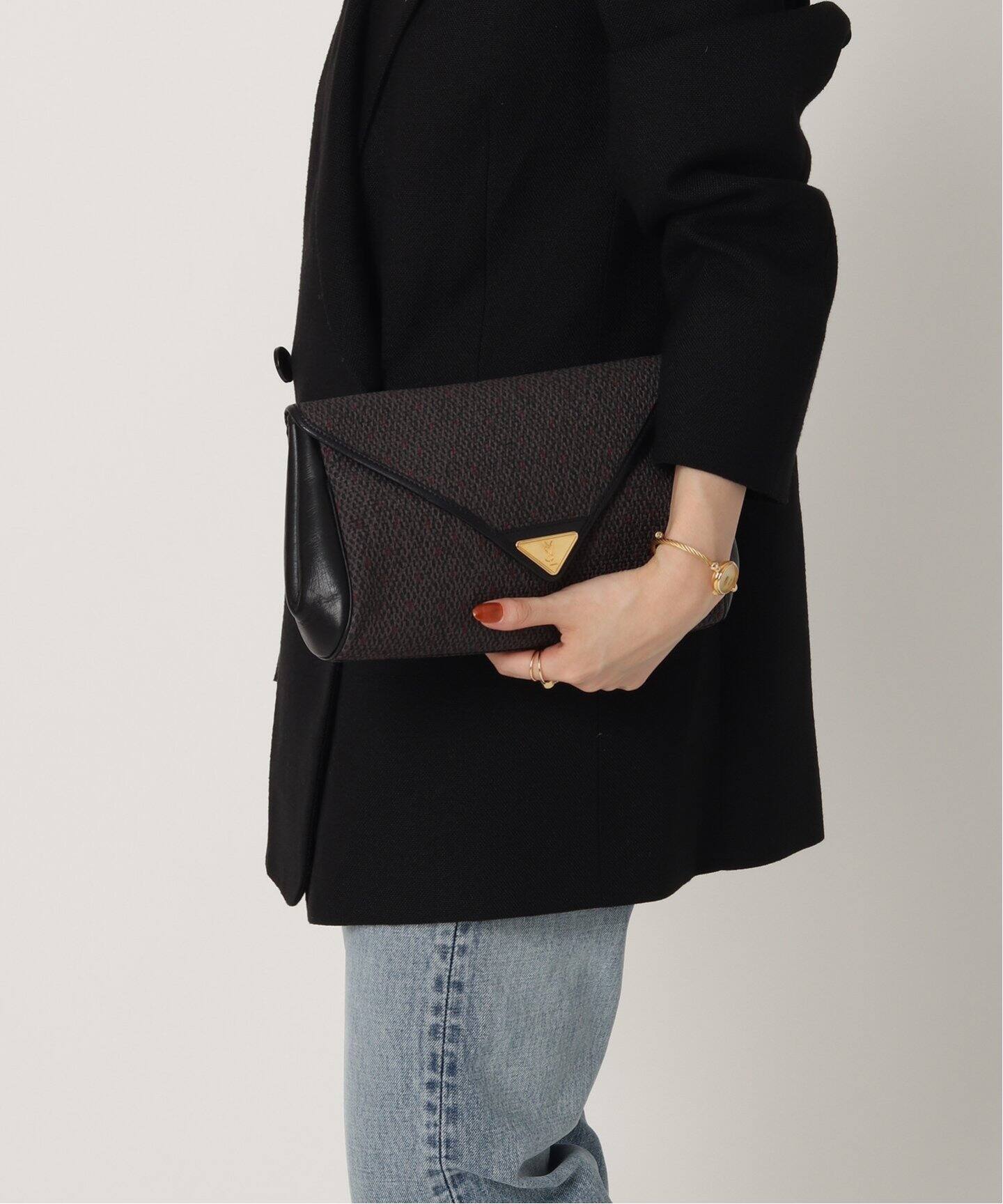 VINTAGE YSL/イヴ サンローラン】クラッチバッグ（その他バッグ  