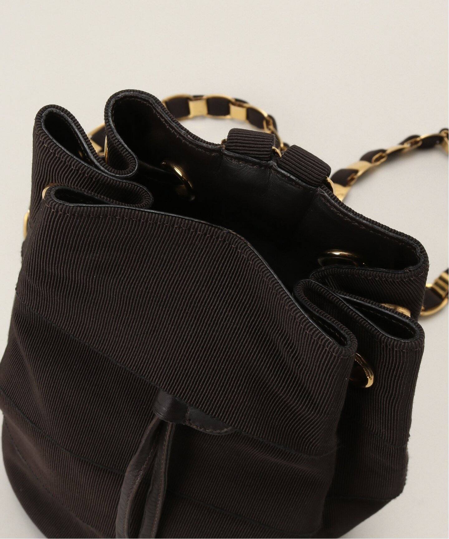 VINTAGE FERRAGAMO/フェラガモ】 Vara purse chain backpack（バック 