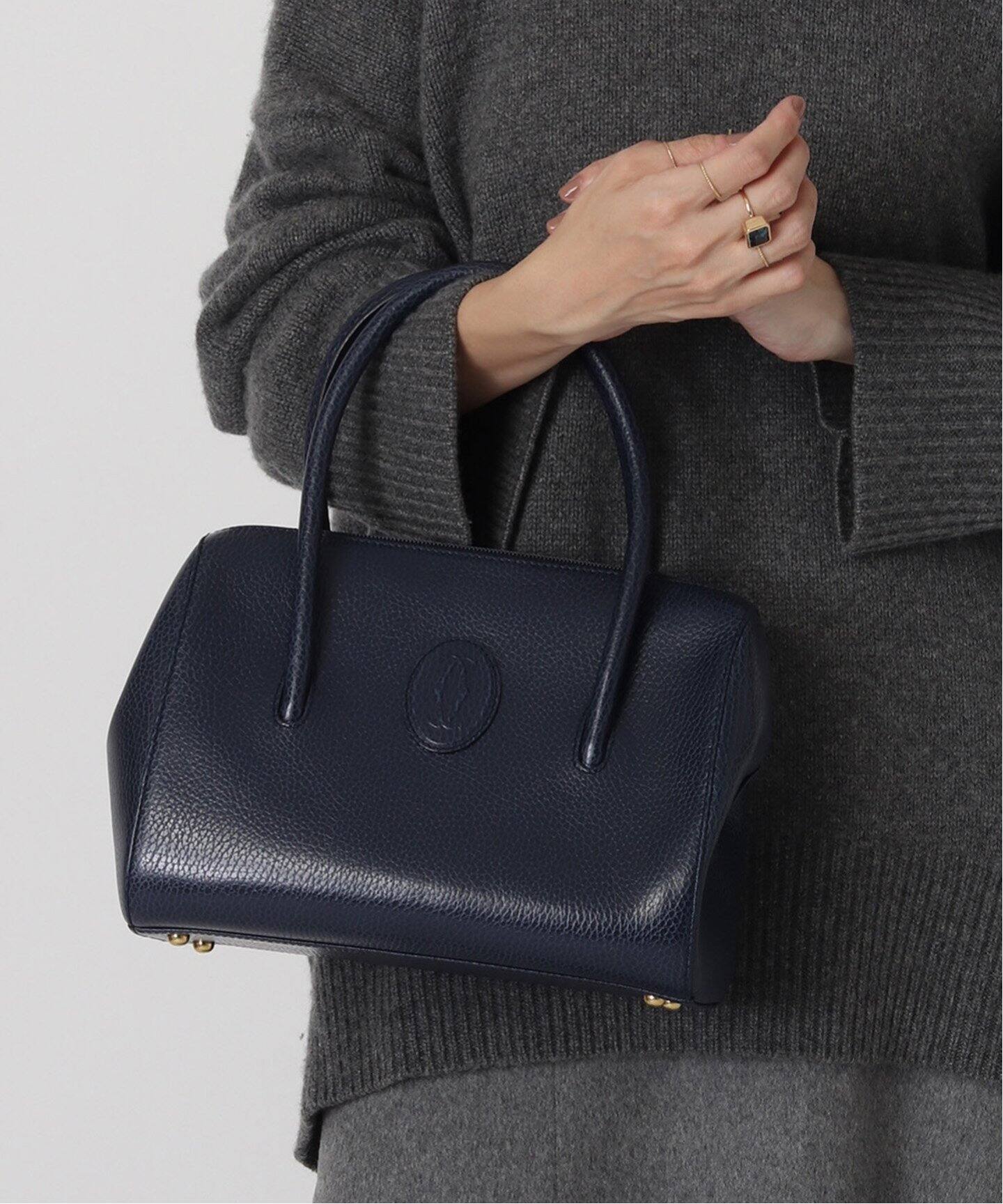 ✨希少 極美品✨カルティエ ミニボストン マストライン シボ革 