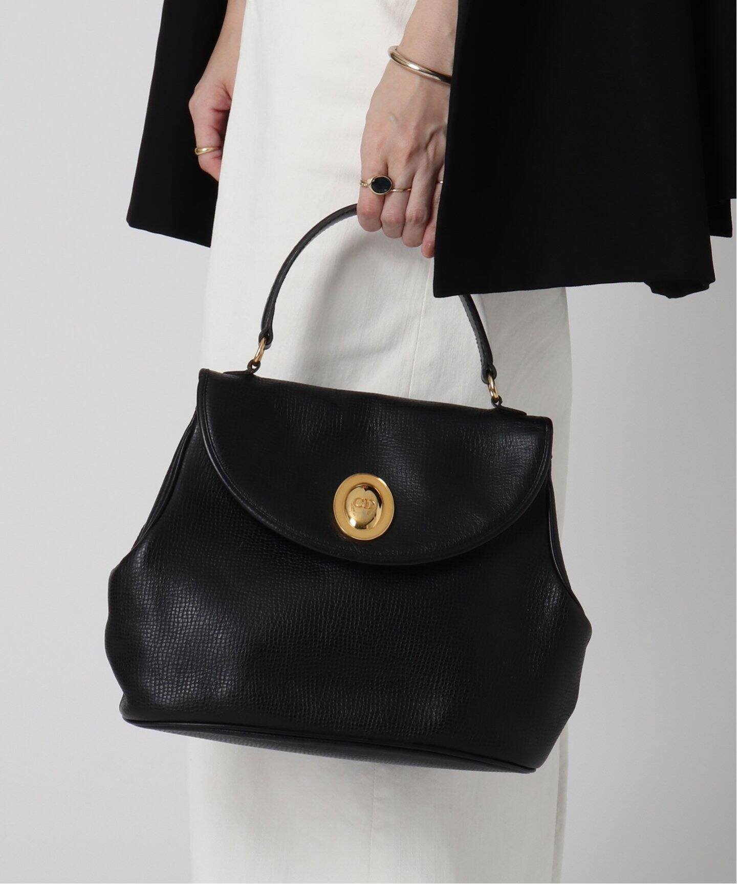 DIOR キルティング ミニスカート サイズ13 黒 Aライン スカート（ネコ 