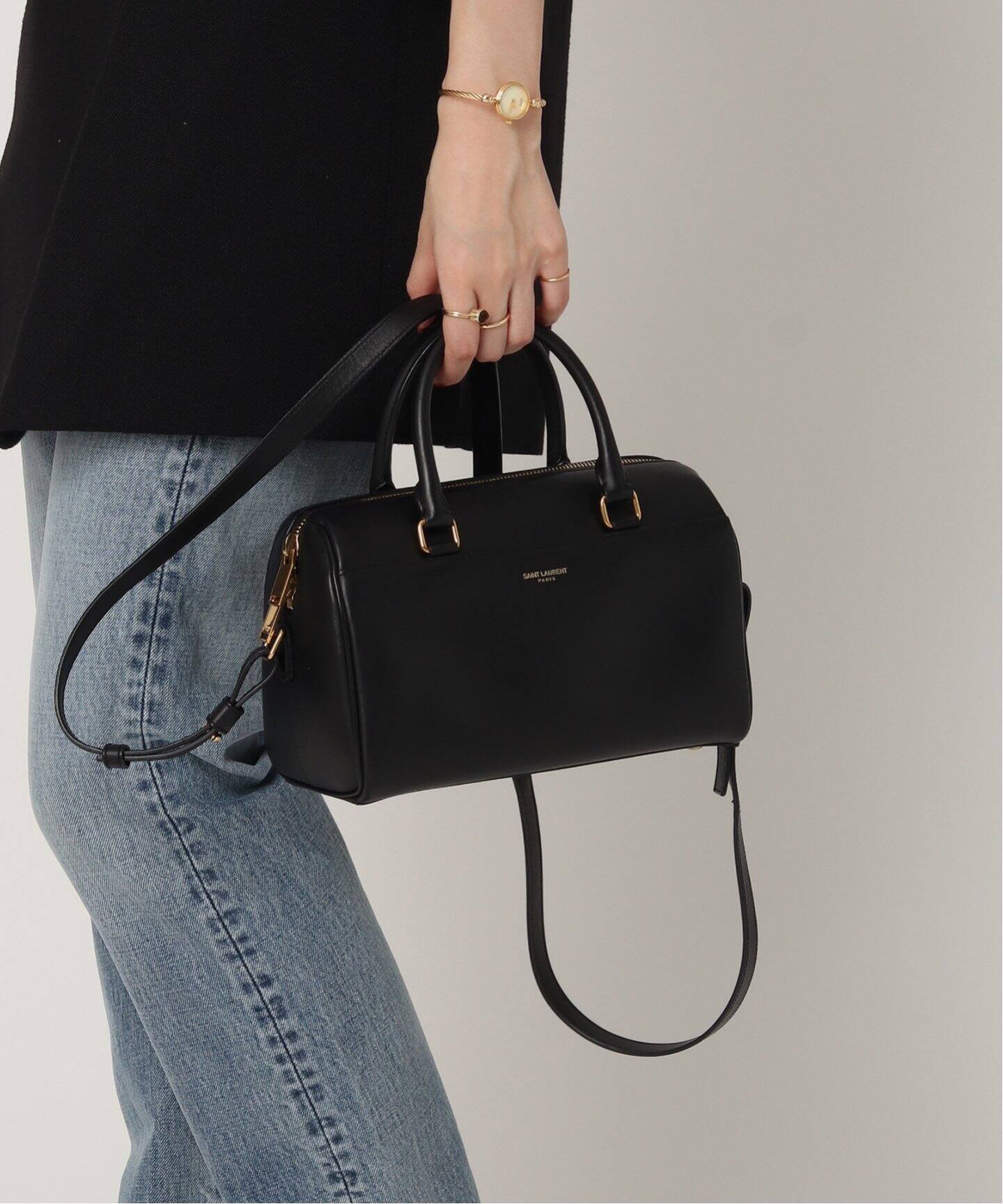 VINTAGE YSL/イヴ サンローラン】Baby Duffel 2way（ボストンバッグ  