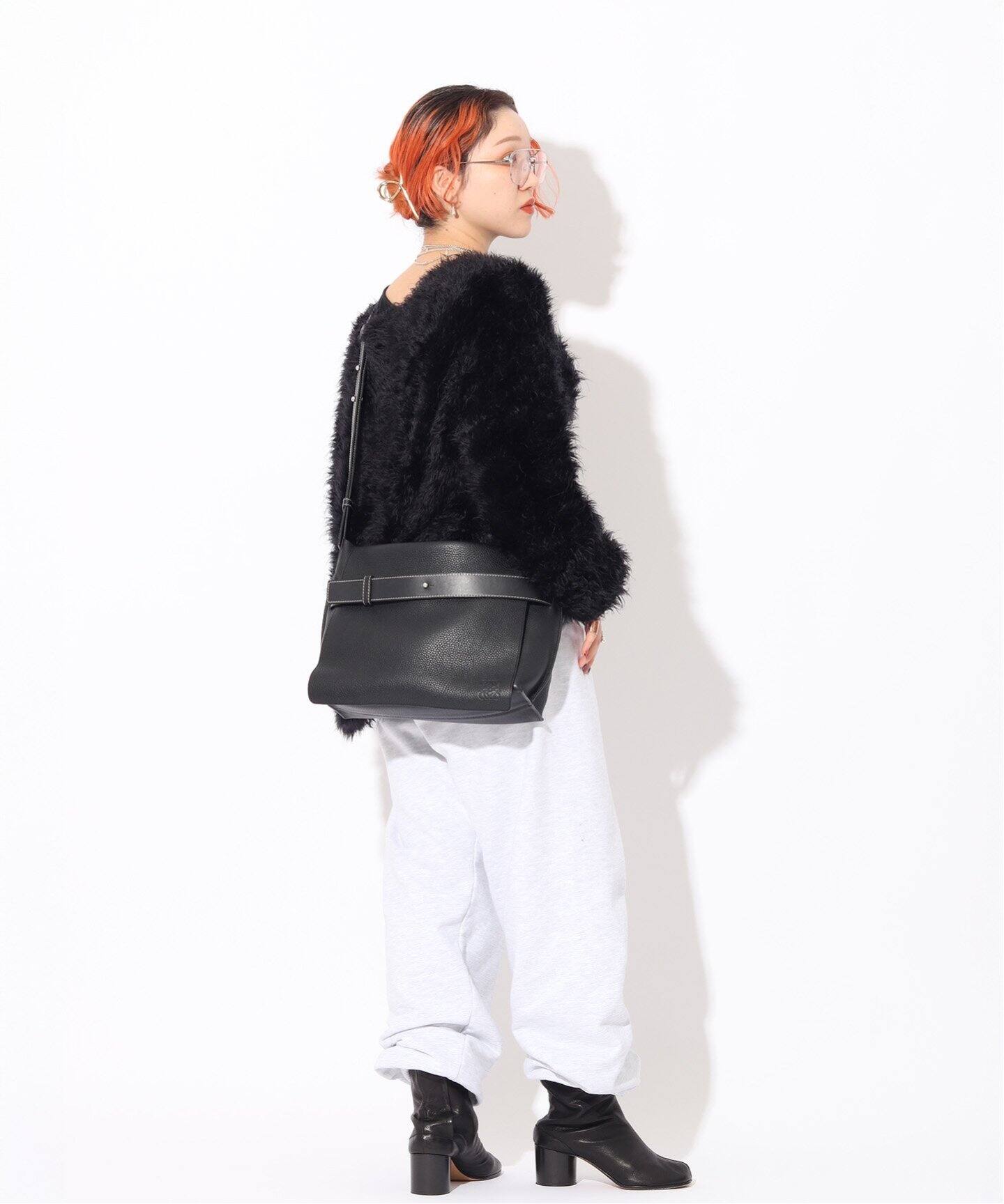 VINTAGE LOEWE/ロエベ】Strap messenger bag（ショルダーバッグ 