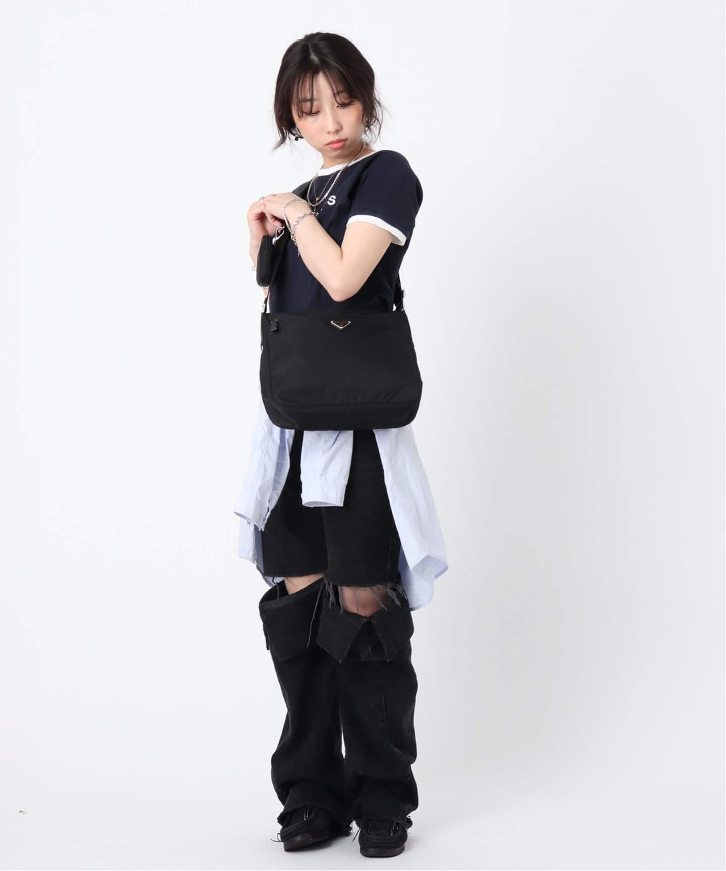 VINTAGE PRADA/プラダ】shoulder renylon w/pouch（ショルダー