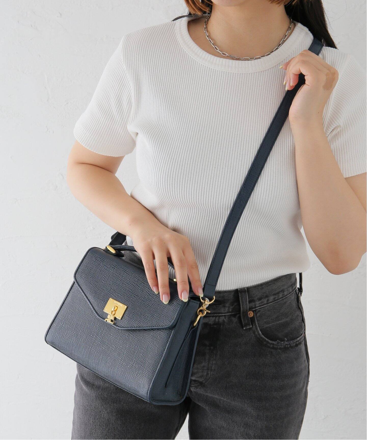 VINTAGE COURREGES/クレージュ】2wayバッグ（ショルダーバッグ  