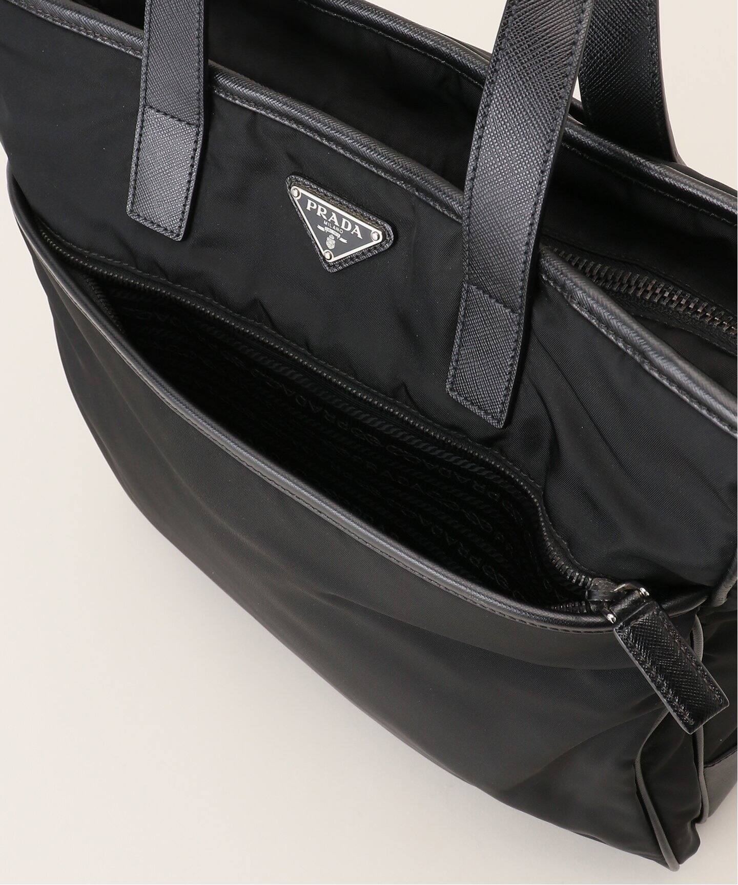VINTAGE●PRADA●プラダ ブラック 牛革 トートバッグ 楽天市場】本革 トートバッグ レディース（ブランドプラダ）の通販