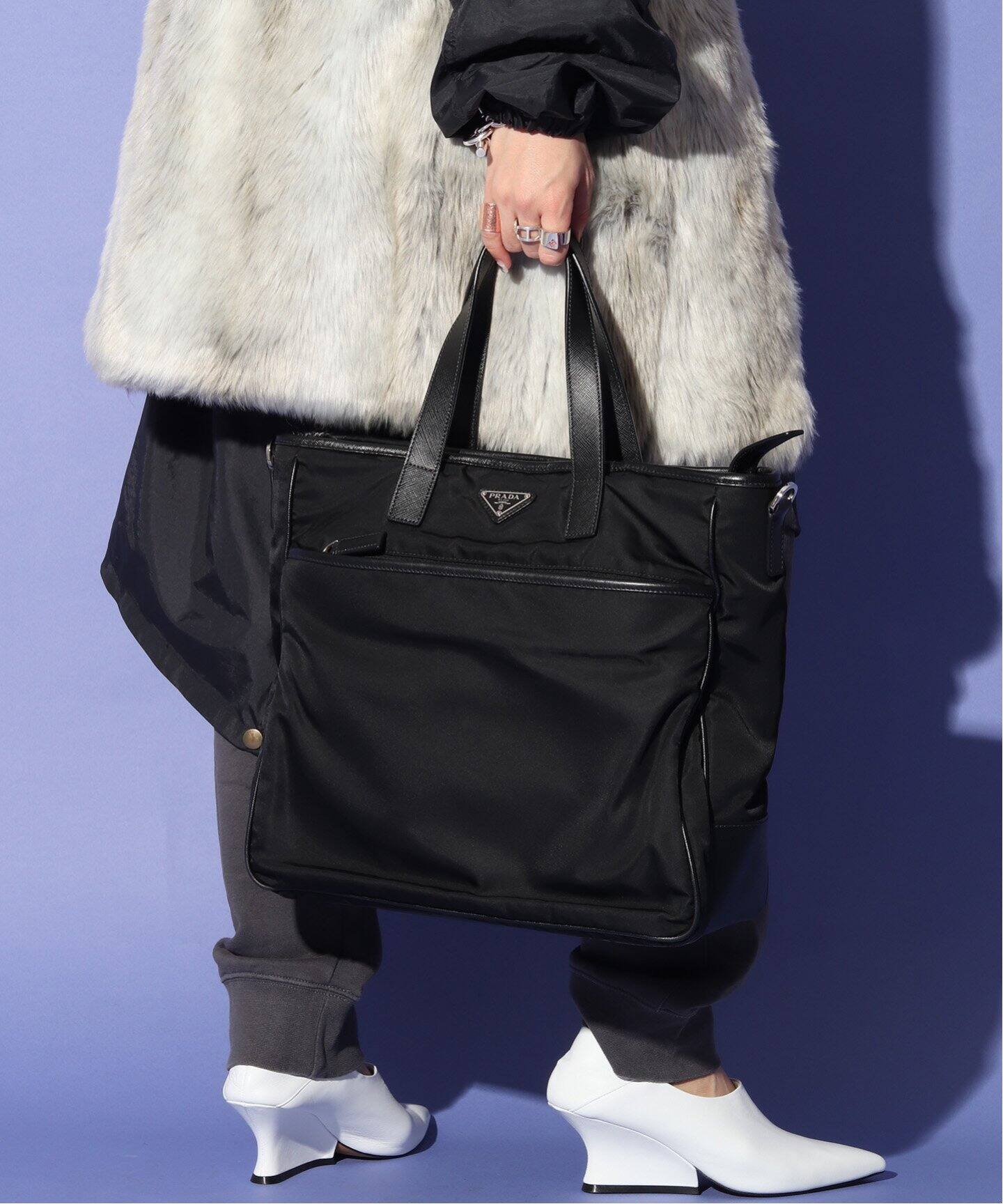 VINTAGE PRADA/プラダ】 tote 2way nylon（トートバッグ