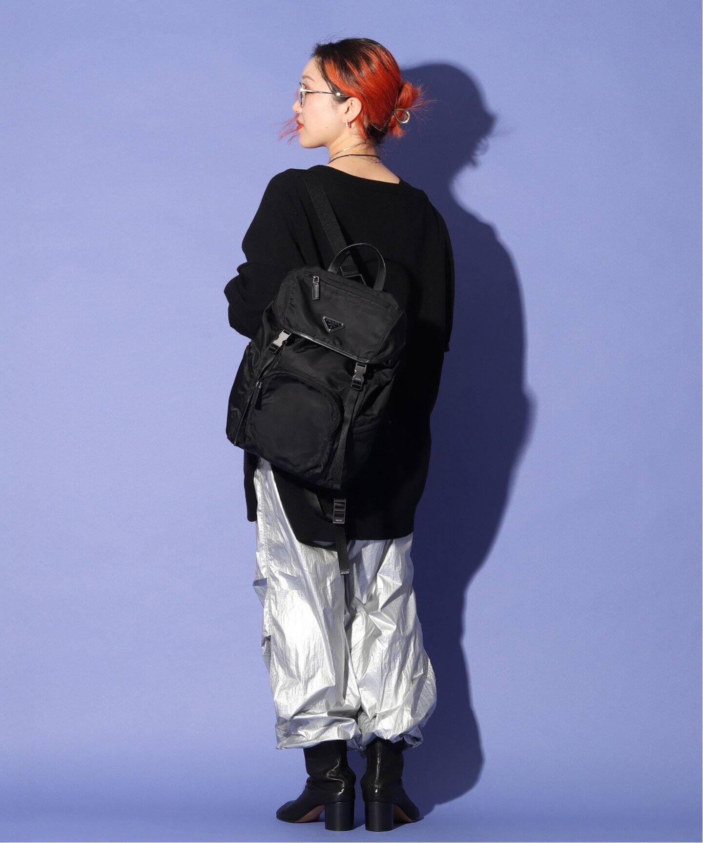 VINTAGE PRADA/プラダ】backpack nylon（バックパック／リュック 