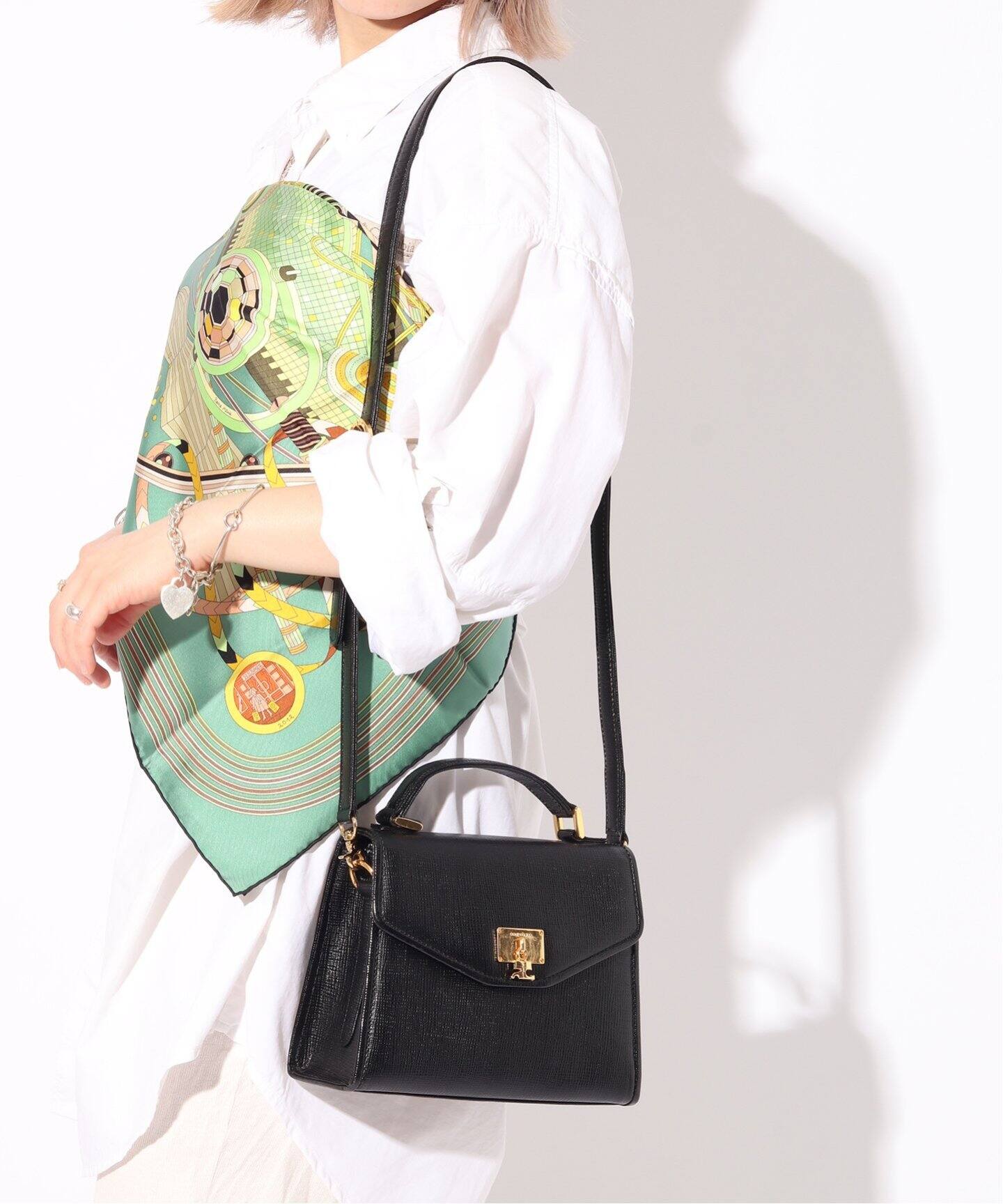 VINTAGE COURREGES/クレージュ】2wayバッグ（ショルダーバッグ  