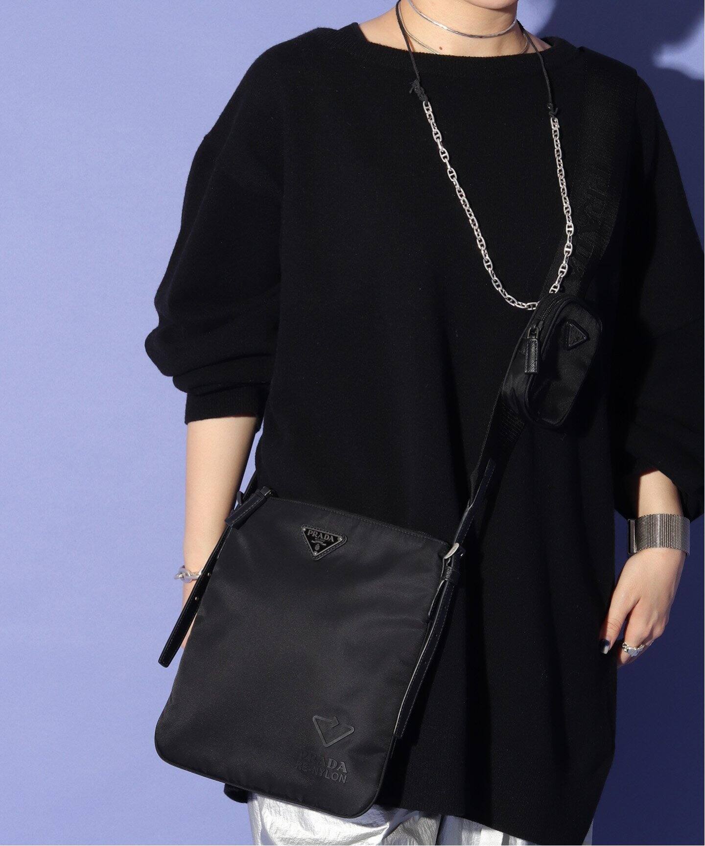 VINTAGE PRADA/プラダ】 shoulder renylon（ショルダーバッグ 
