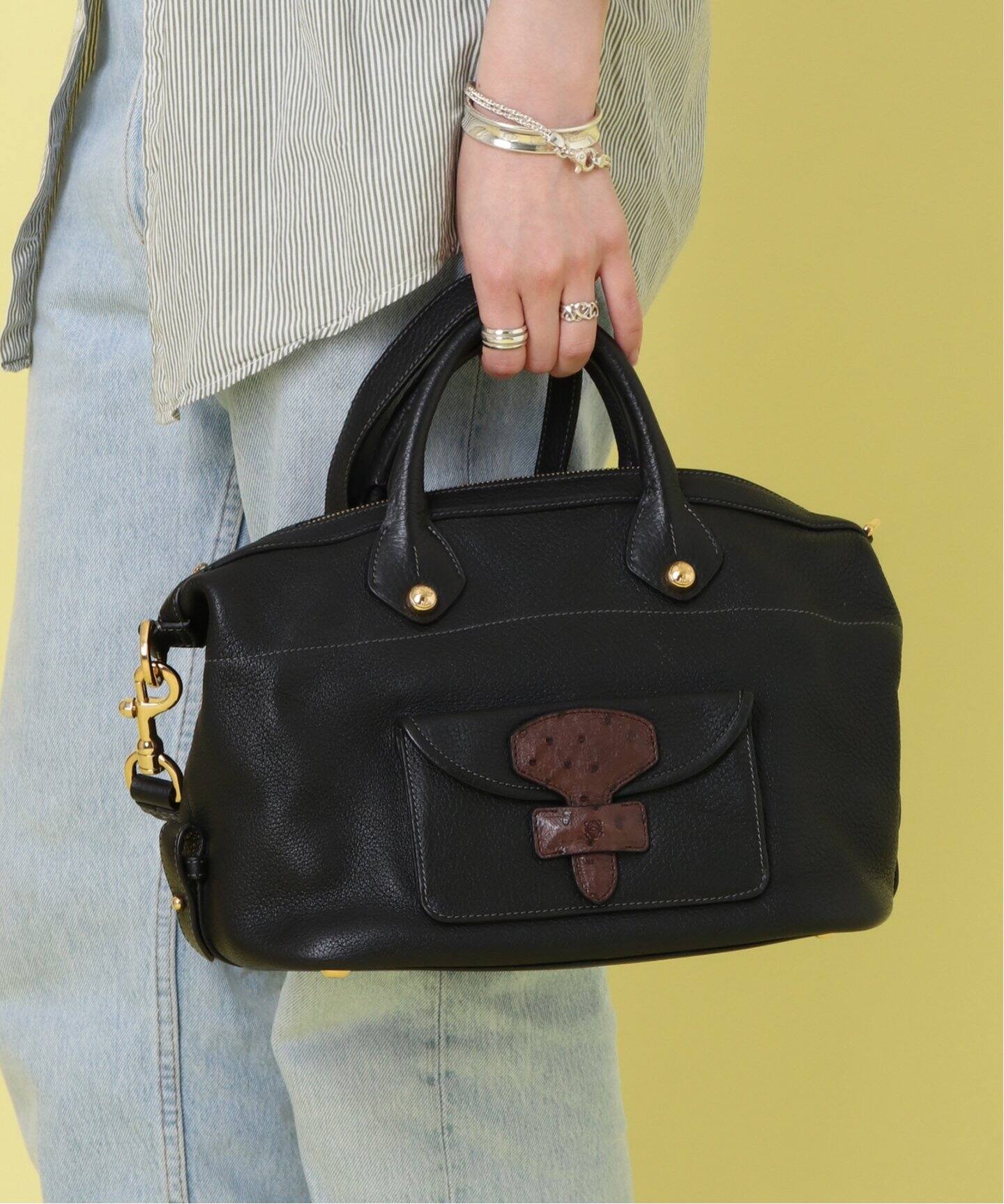 VINTAGE LOEWE/ロエベ】 May 28 handbag 2way（ボストンバッグ 