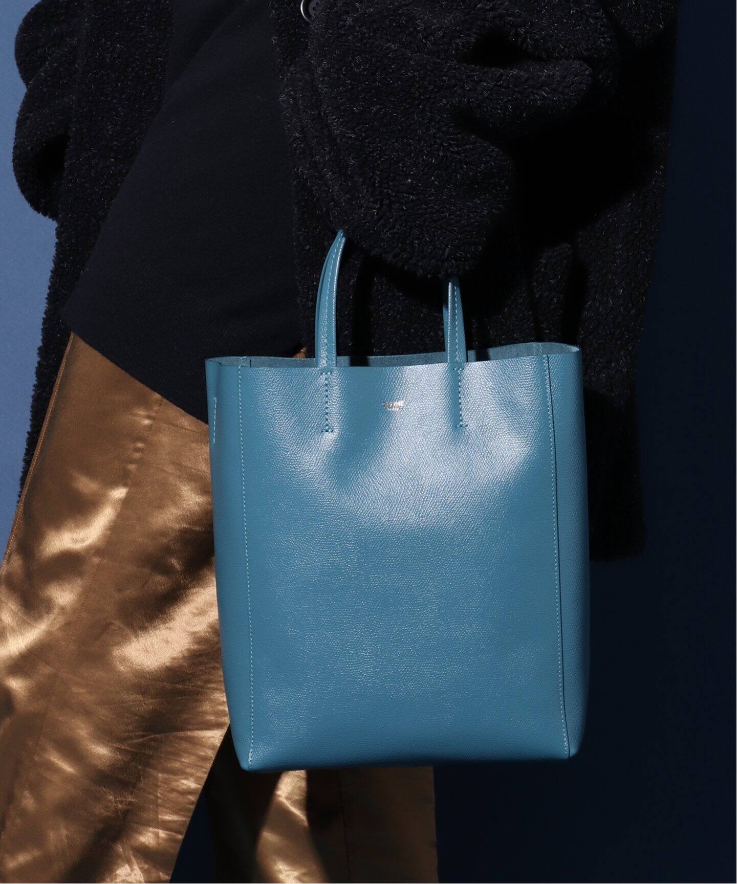 VINTAGE CELINE/セリーヌ】Vertical cabas small 2way（トートバッグ 