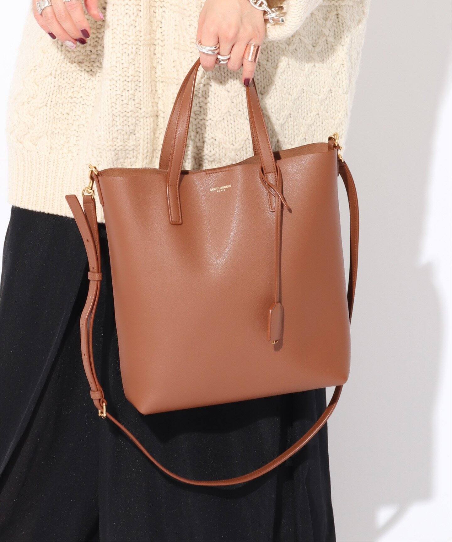 VINTAGE SAINT LAURENT/サンローラン】 Toy shopping tote 2way  