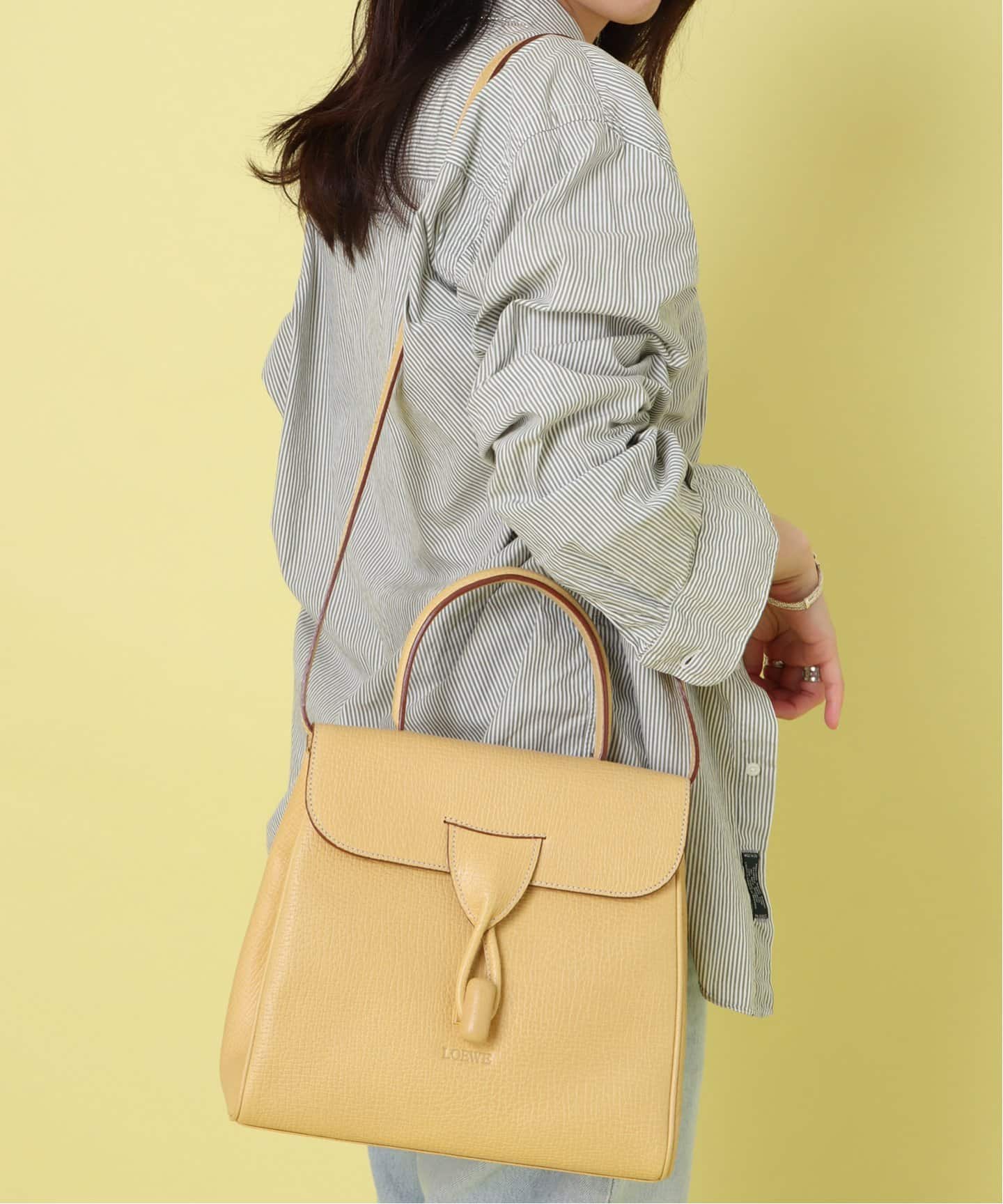 VINTAGE LOEWE/ロエベ】 handbag 2way turn lock（ショルダーバッグ