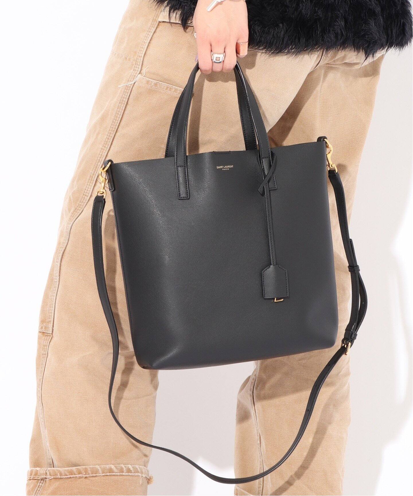 VINTAGE SAINT LAURENT/サンローラン】 Toy shopping tote 2way  