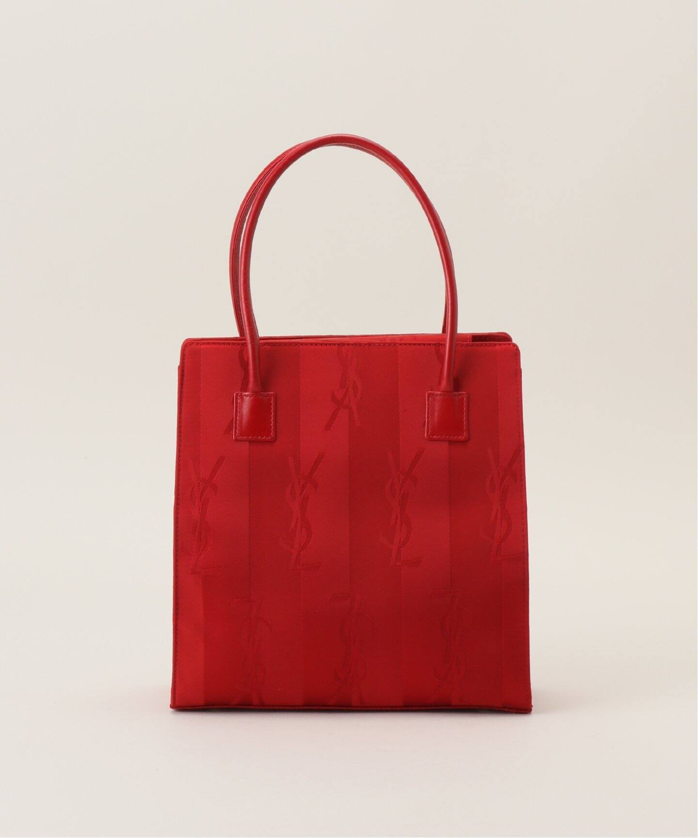 VINTAGE YSL/イヴ サンローラン】サテンハンドバッグ（ハンドバッグ 