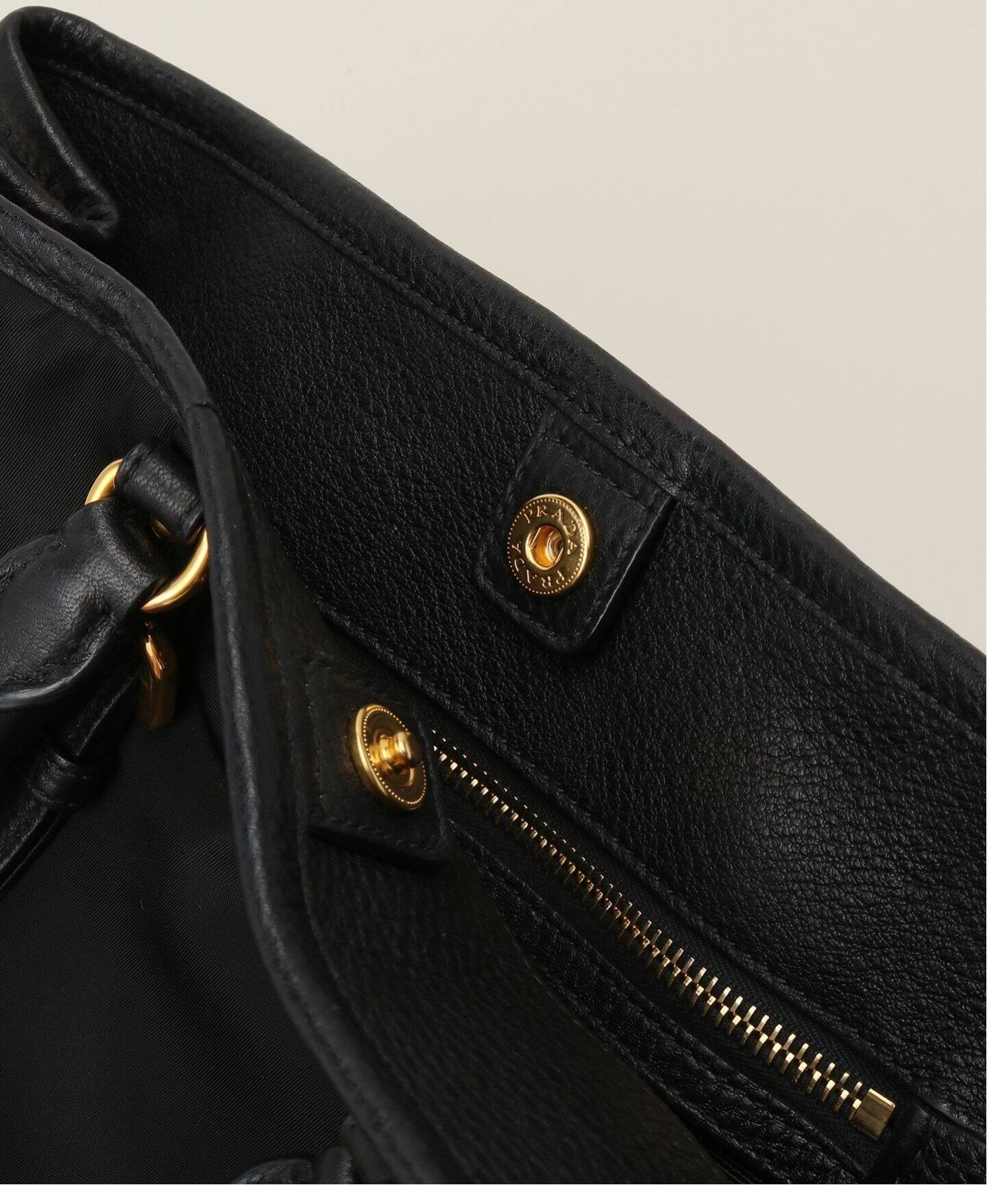 VINTAGE PRADA/プラダ】 Vitello 2way bag（ショルダーバッグ