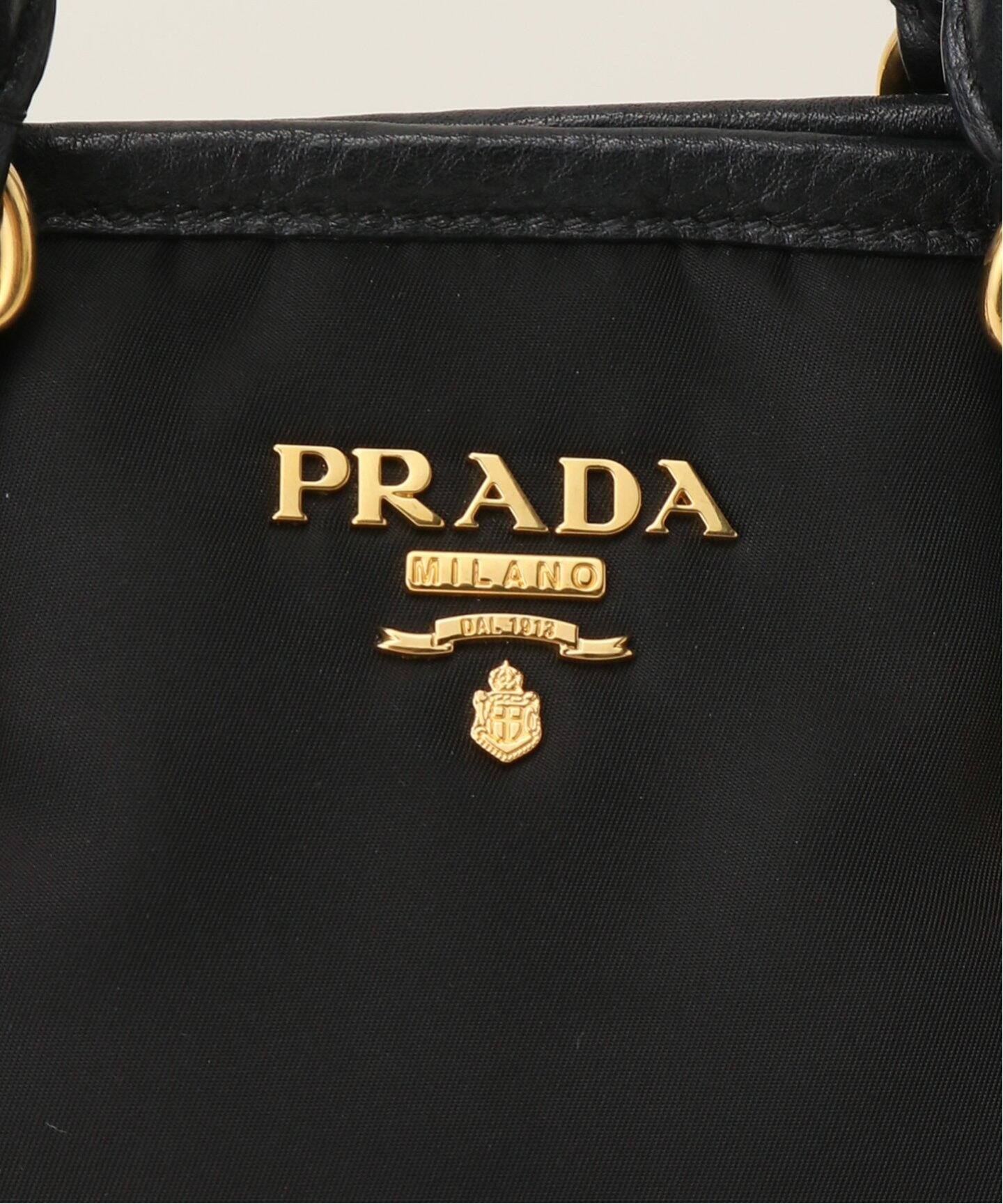 VINTAGE PRADA/プラダ】 Vitello 2way bag（ショルダーバッグ 