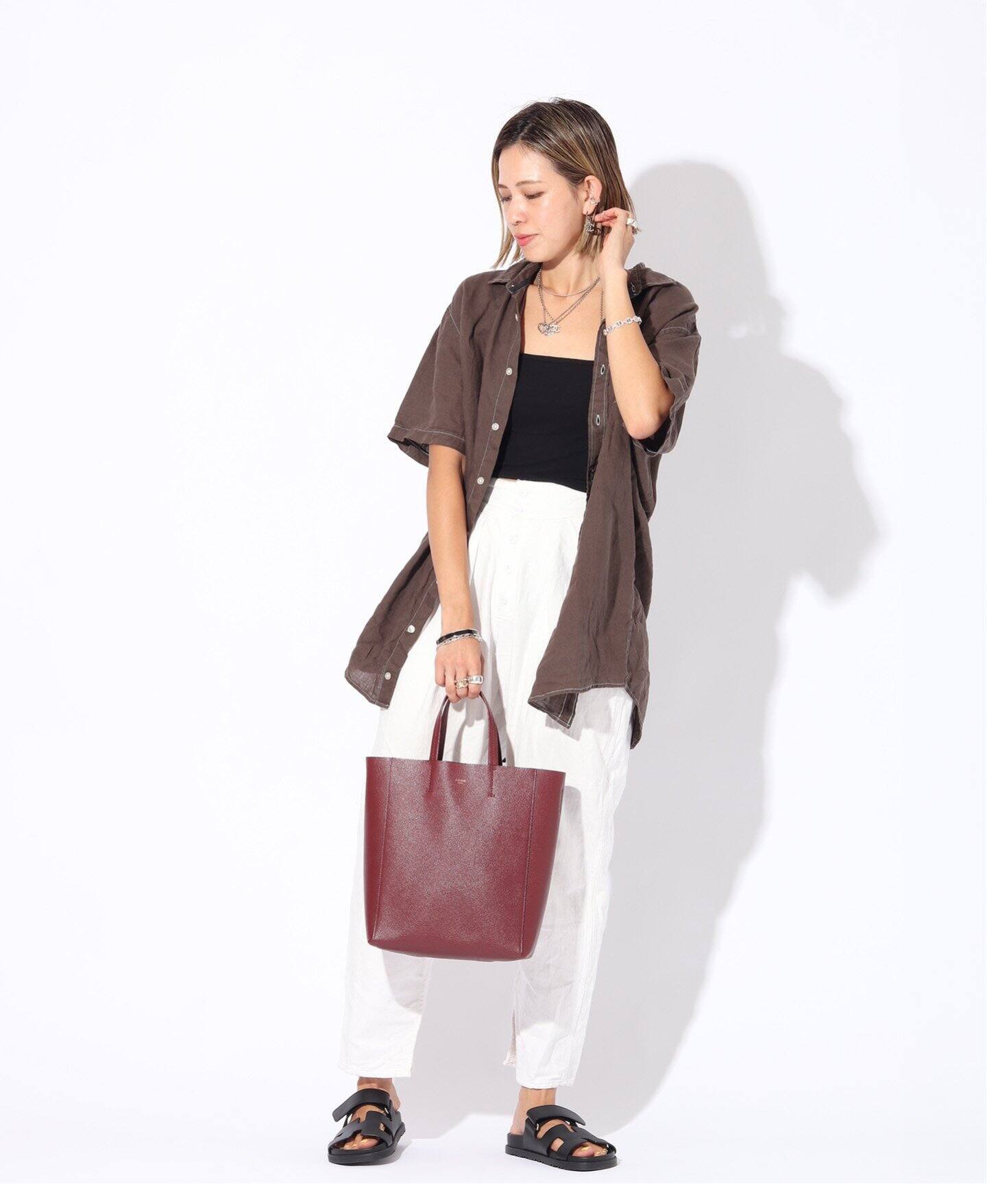 VINTAGE CELINE/セリーヌ】Vertical cabas small（トートバッグ  