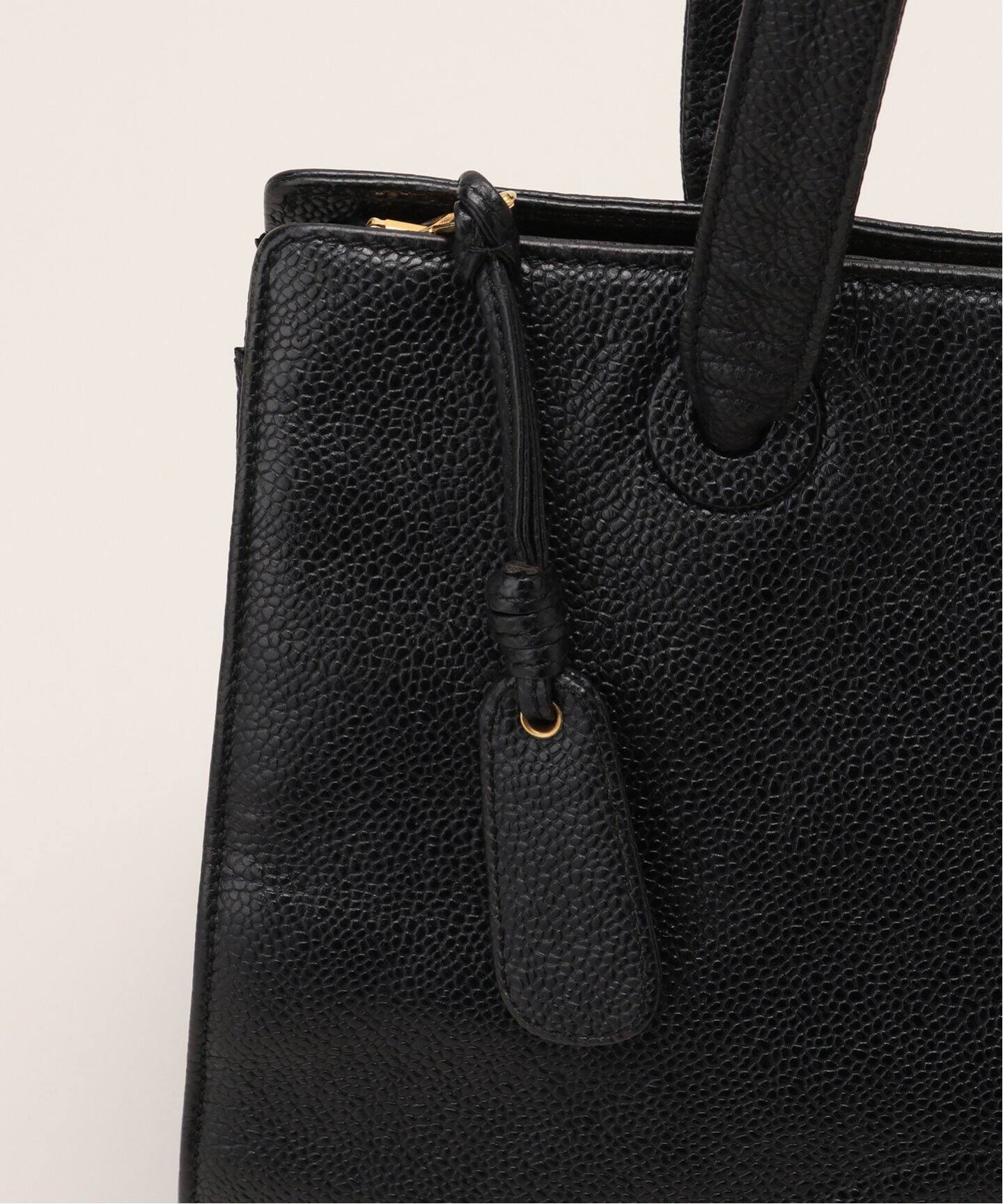 CHANEL シャネル　ヴィンテージトートバッグ シャネル トートバッグ 復刻トート ブラック 黒 ココマーク