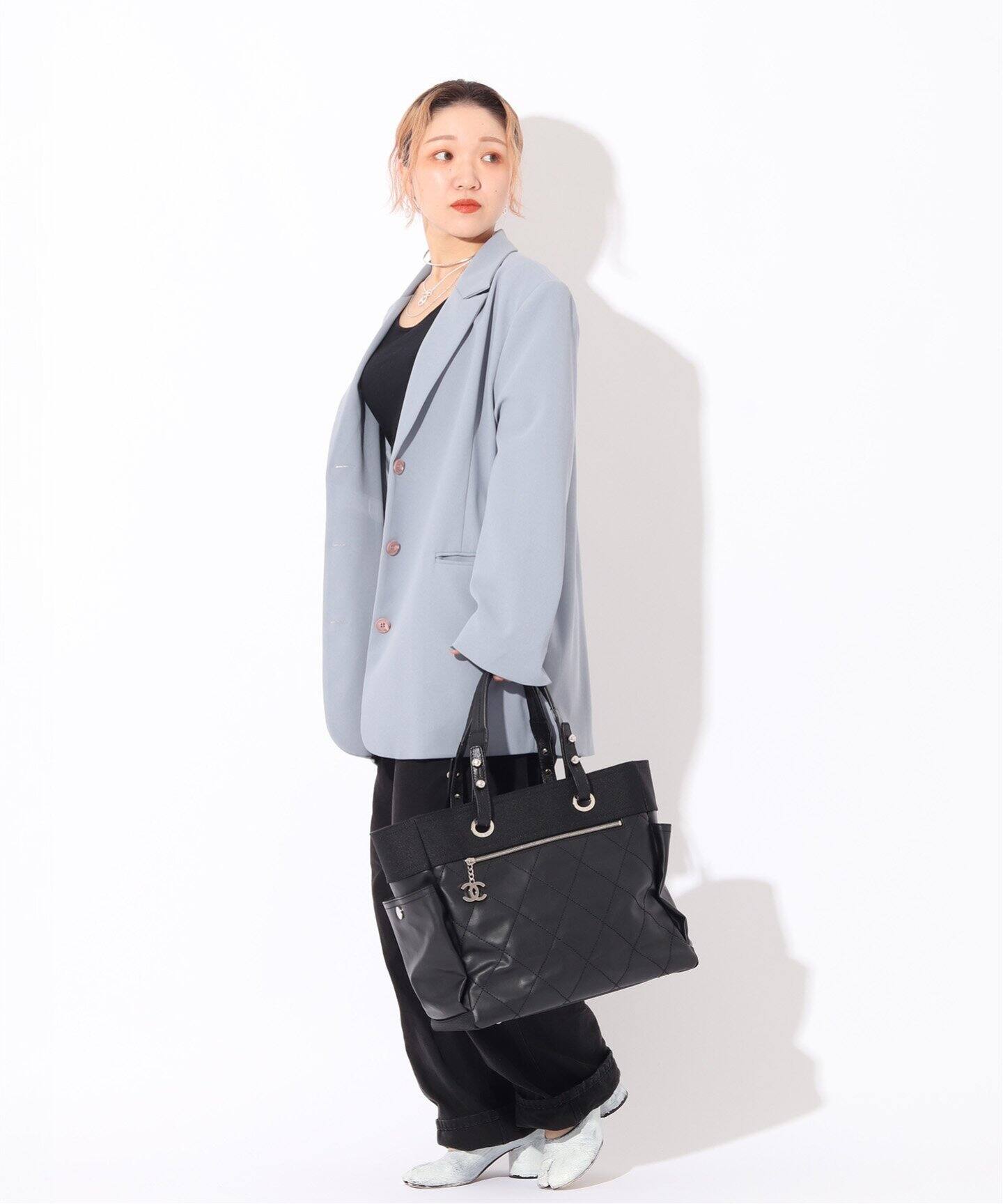 VINTAGE CHANEL/シャネル】Paris biarritz gm（トートバッグ 