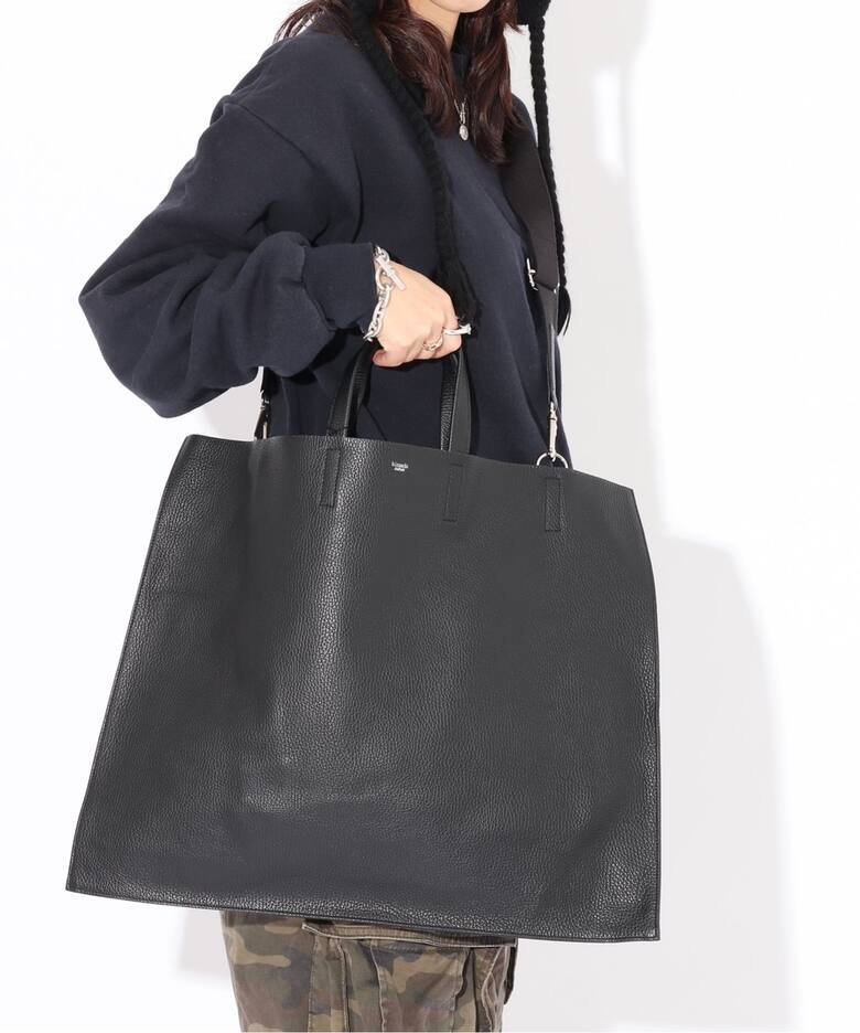 blancle/ ブランクレ】S.LEATHER FLAT TOTE（トートバッグ）｜ENSEMBLE 