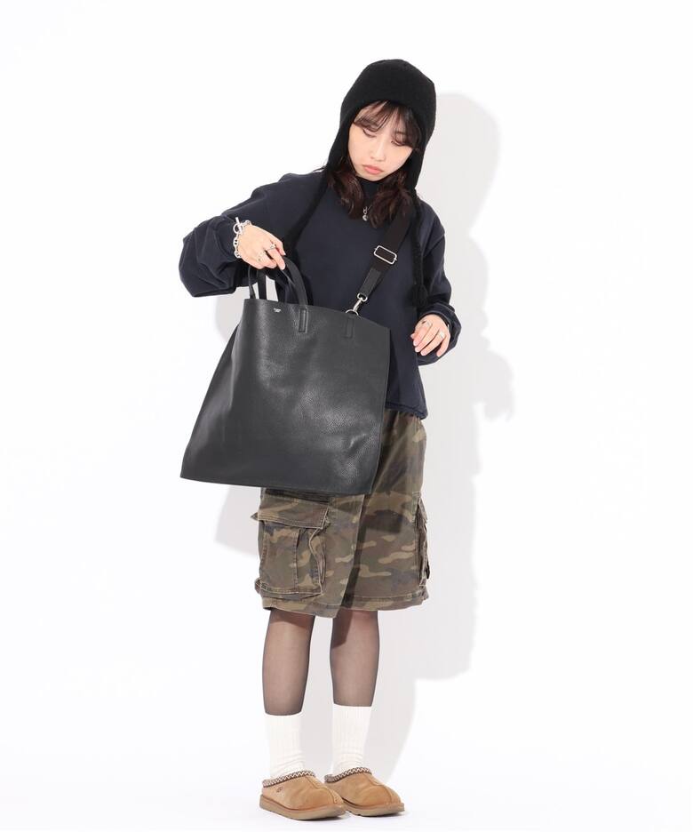 blancle/ ブランクレ】S.LEATHER FLAT TOTE（トートバッグ）｜ENSEMBLE 
