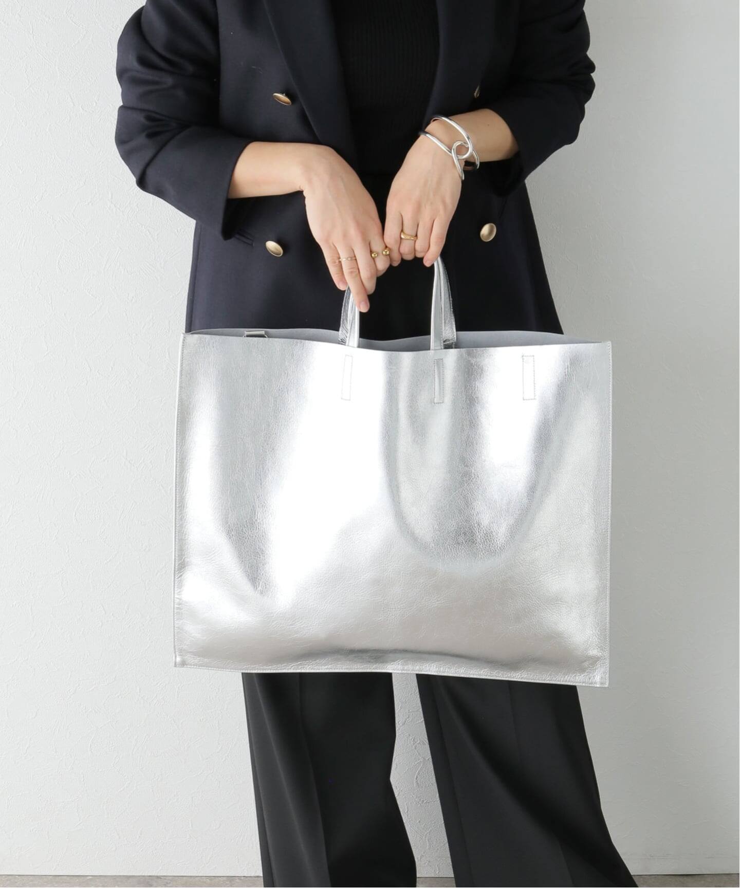 blancle/ ブランクレ】M.LEATHER FLAT TOTE（トートバッグ）｜ENSEMBLE