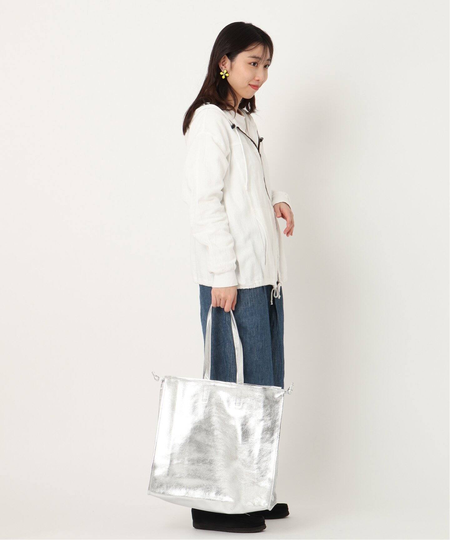 blancle/ ブランクレ】M.LETHER SQUEEZE BIG TOTE（トートバッグ