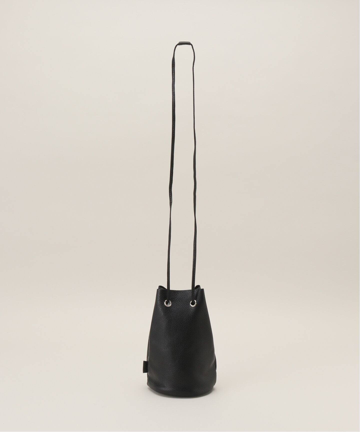 blancle/ ブランクレ】S.LETHER Tube drawstring（ショルダーバッグ 
