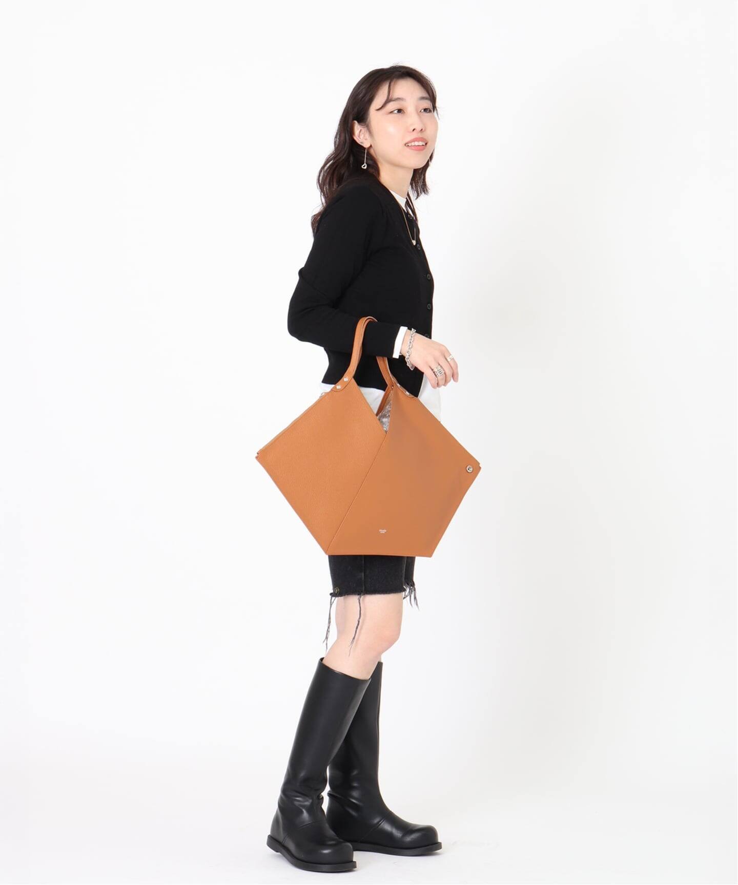 blancle/ ブランクレ】別注 S.LETHER Rap flat tote（トートバッグ