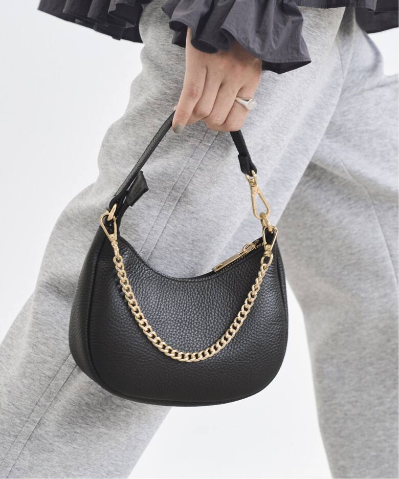 AULENTTI/オウレンティ レザーミニBAG AN-1735-DO（ハンドバッグ 