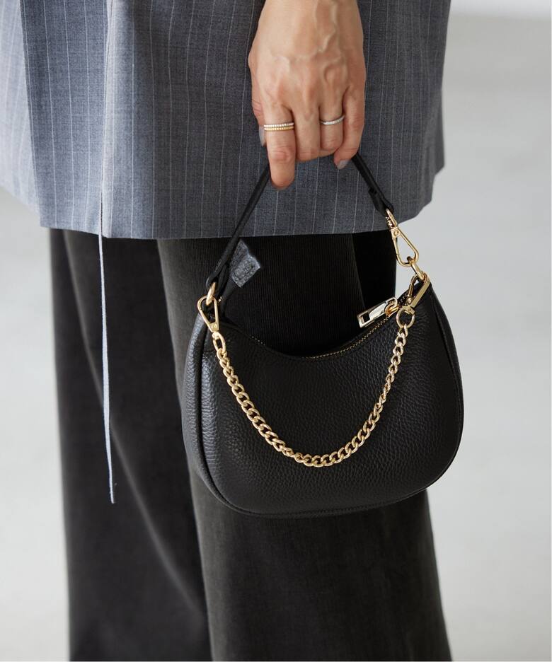 AULENTTI/オウレンティ レザーミニBAG AN-1735-DO（ハンドバッグ  