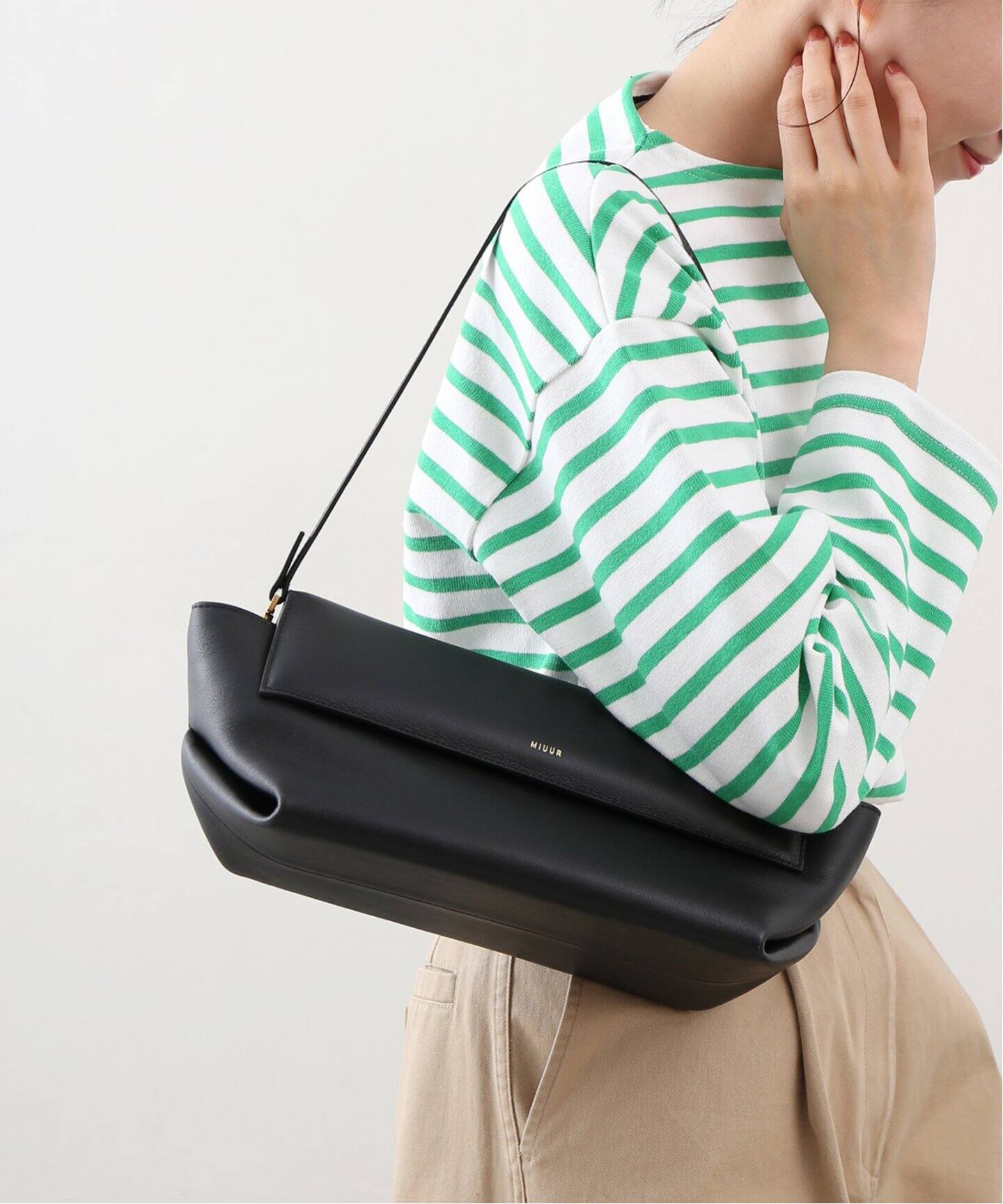 MIUUR/ミユール】GINZA LEATHER BAG レザーバッグ（ショルダーバッグ 