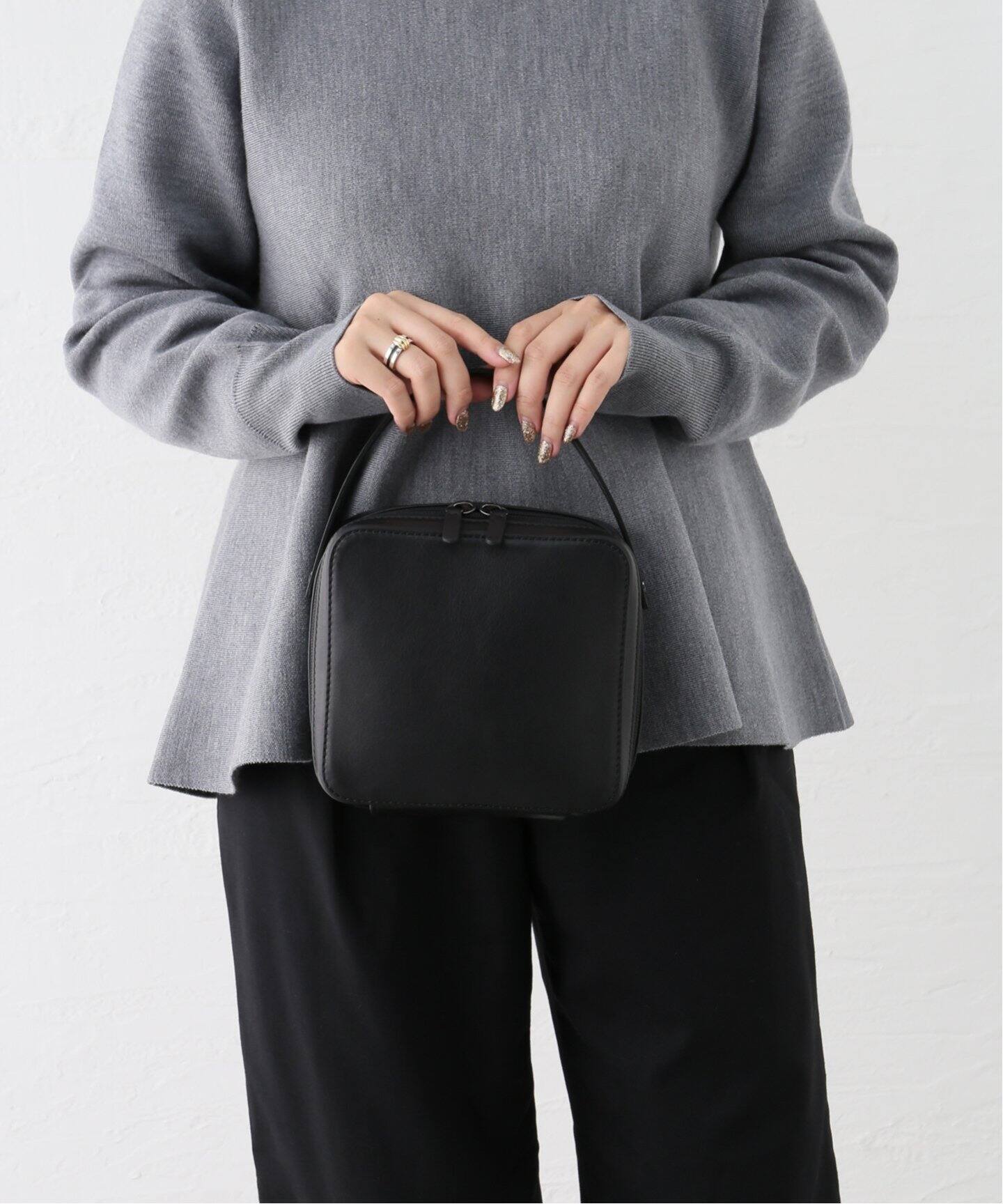 AURALEE/オーラリー LEATHER SMALL TRAVEL CASE AETA ハンドバッグ 
