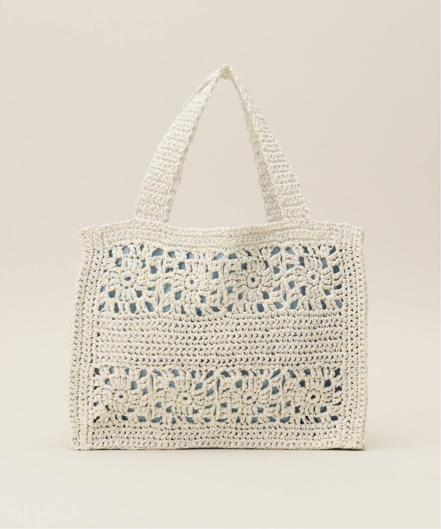 MADISONBLUE/マディソンブルー CROCHET TOTE BAG PAPEER トートバッグ 
