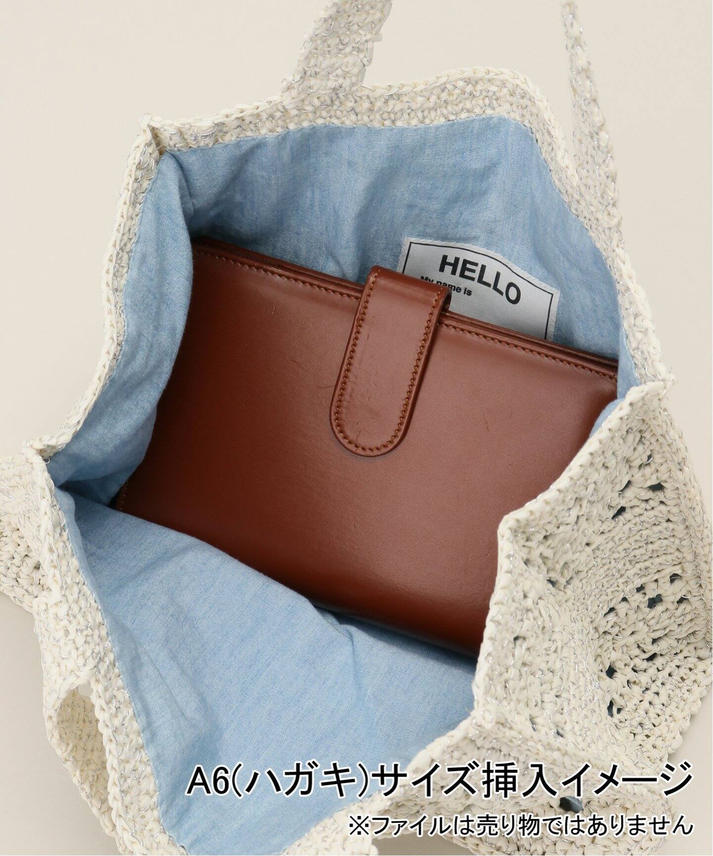 MADISONBLUE/マディソンブルー CROCHET TOTE BAG PAPEER トートバッグ 