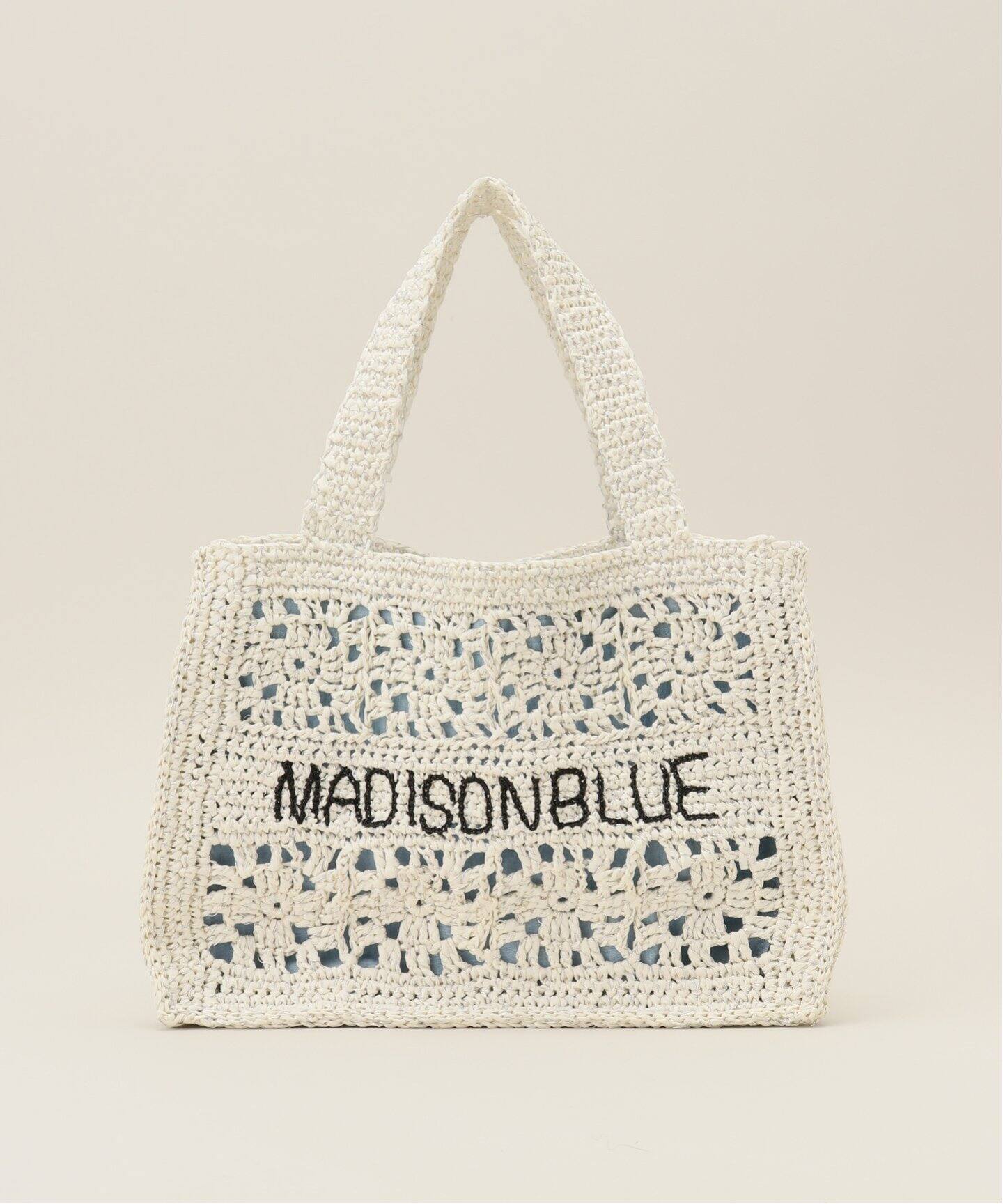 MADISONBLUE/マディソンブルー CROCHET TOTE BAG PAPEER トートバッグ 
