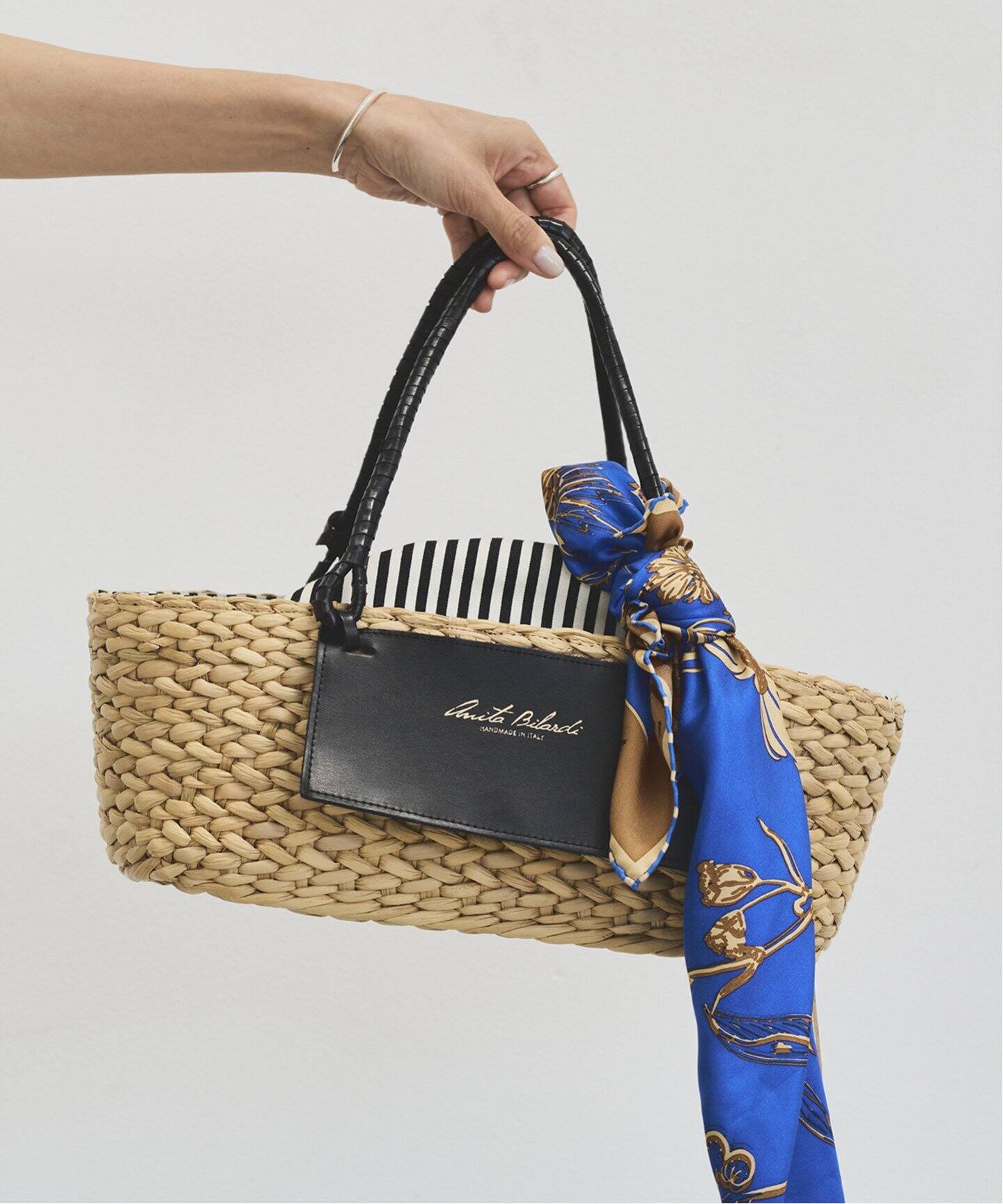 Anita Bilardi/アニタ ビラルディ ラウンドバスケット PANPORASMALL 
