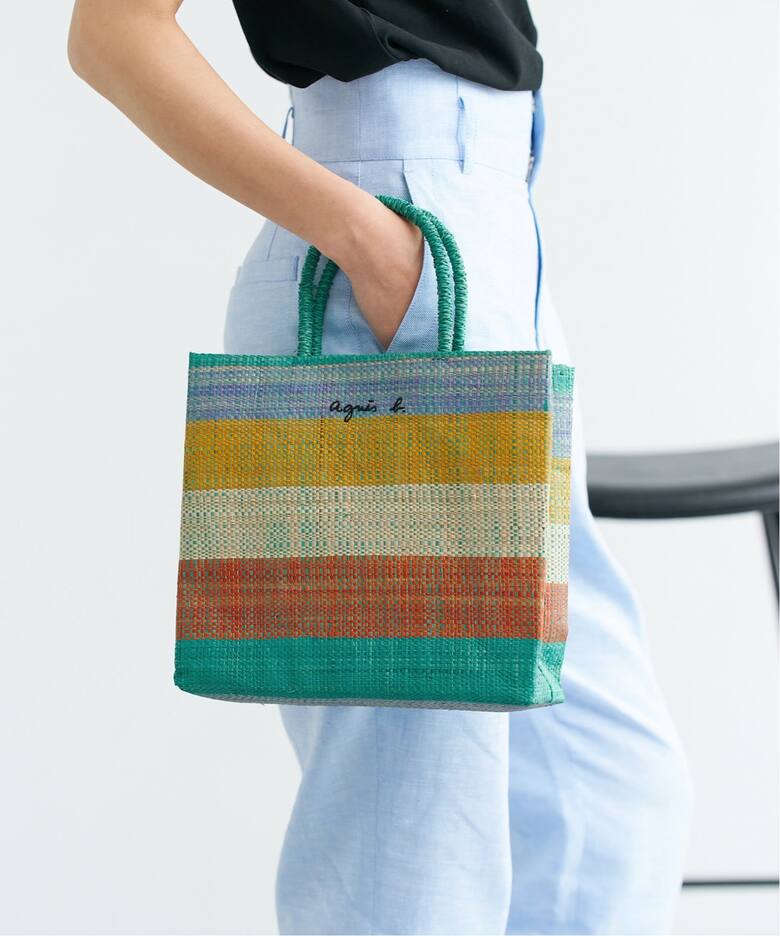 agnes b./アニエス ベー マダガスカル トートバッグ MX02-09（トート  