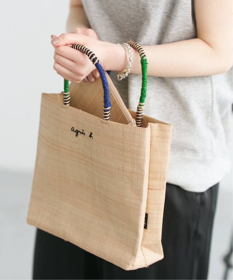 agnes b./アニエス ベー マダガスカル トートバッグ MX02-09（トート  