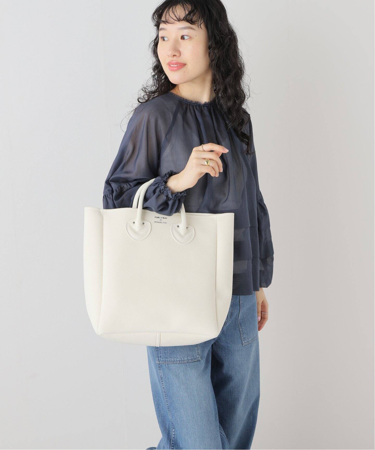 YOUNG&OLSEN/ヤングアンドオルセン】ULTRASUEDE TOTE M トートバッグ  