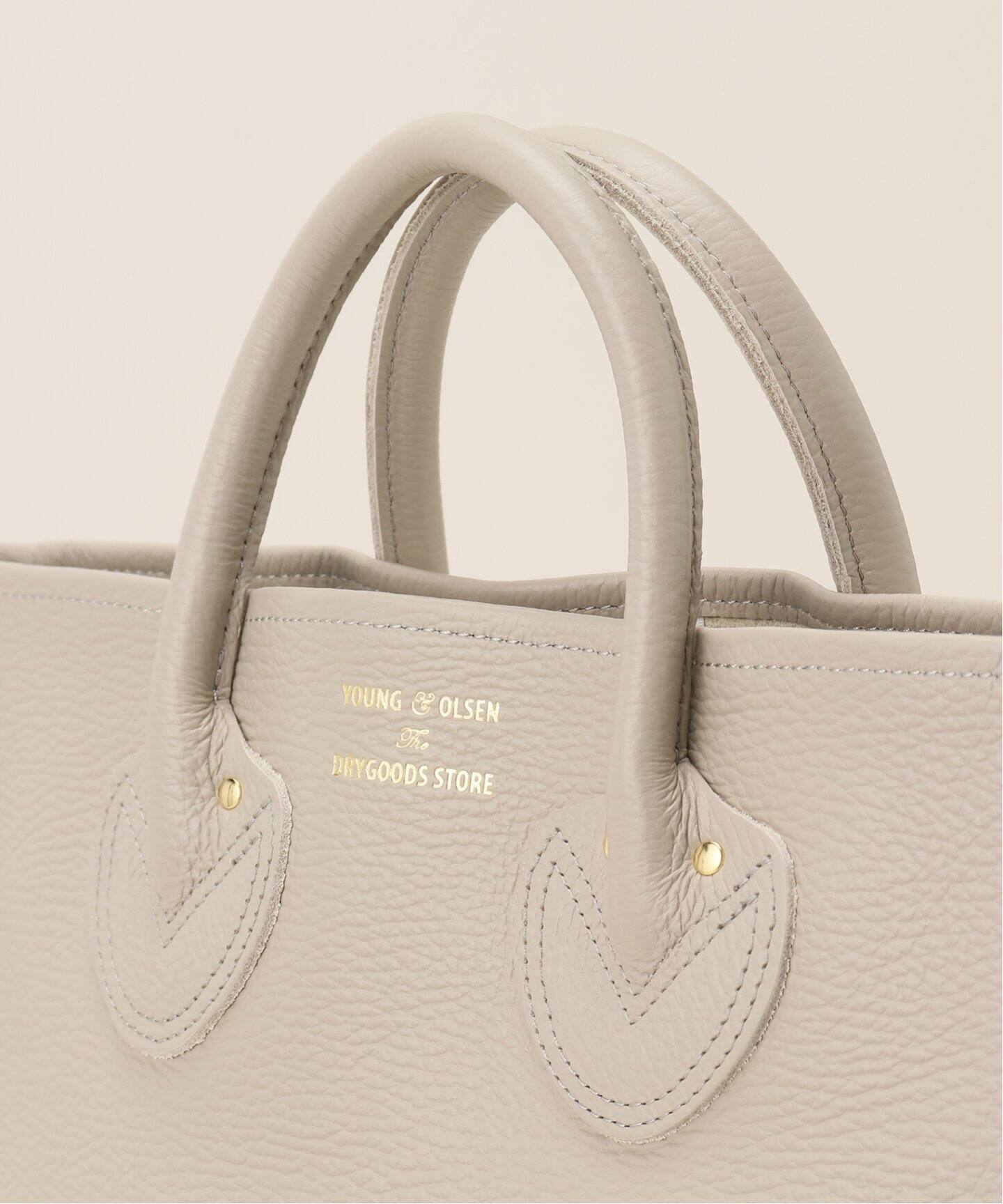 YOUNG&OLSEN/ヤングアンドオルセン】EMBOSSED LEATHER TOTE M トート 